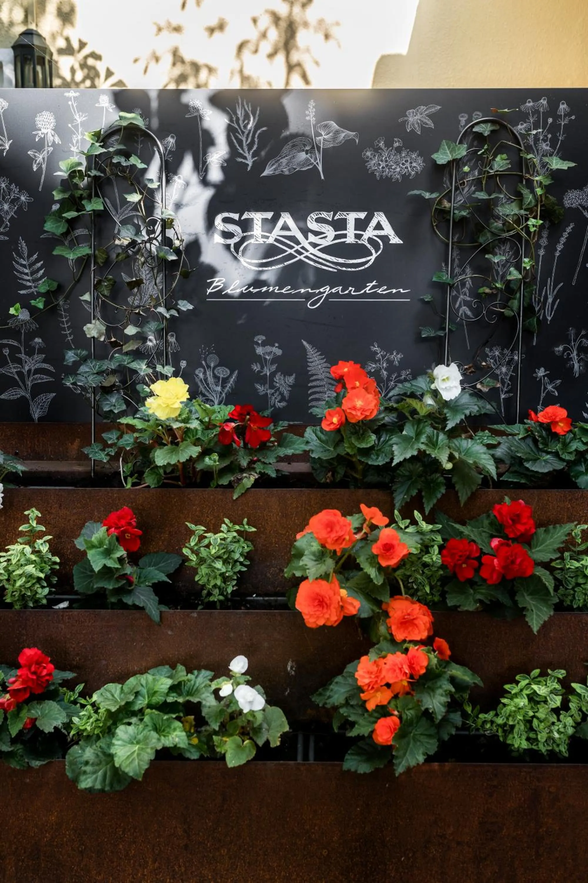 Garden view in Der Stasta