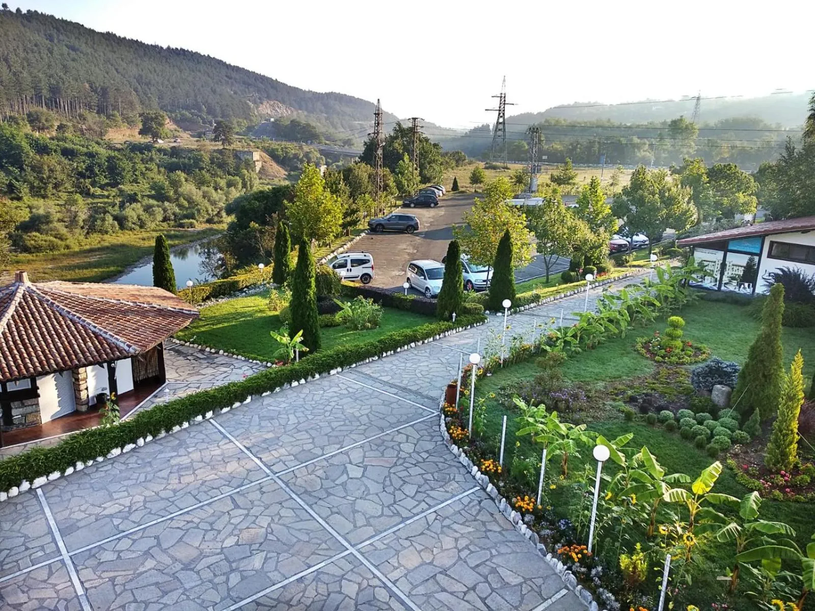 Garden view in Makaza Complex