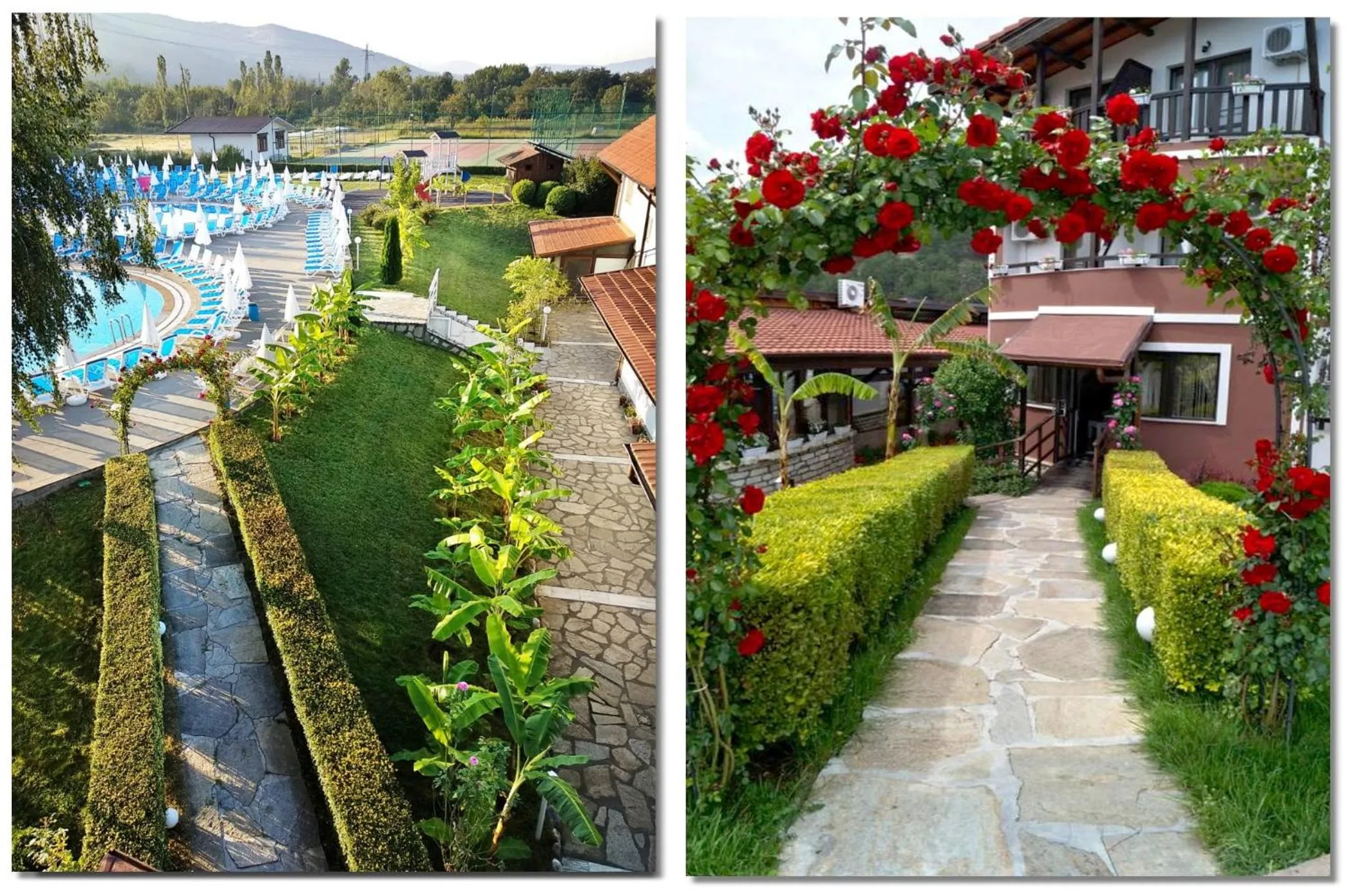 Garden view in Makaza Complex