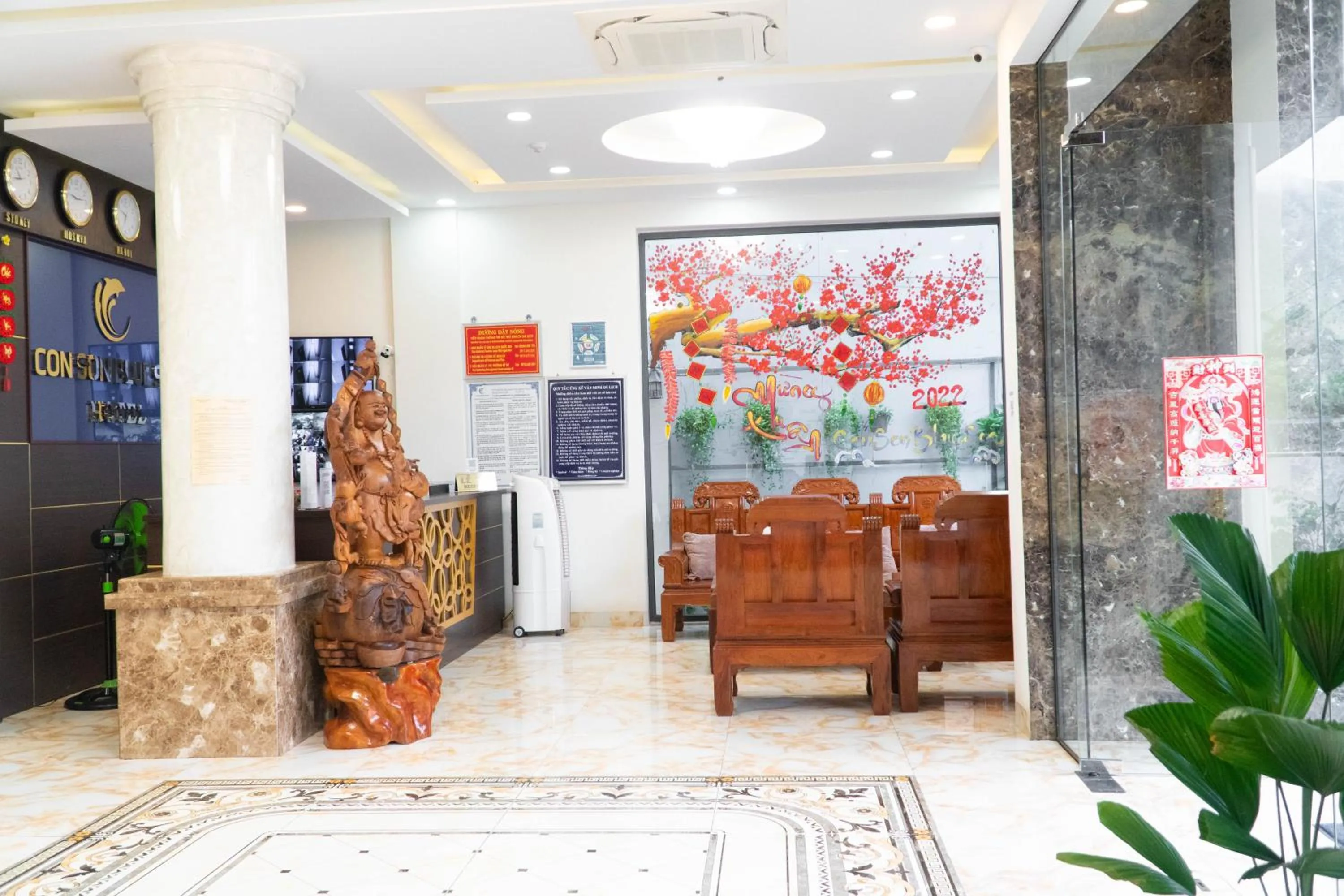 Lobby or reception in Con Son Blue Sea Hotel
