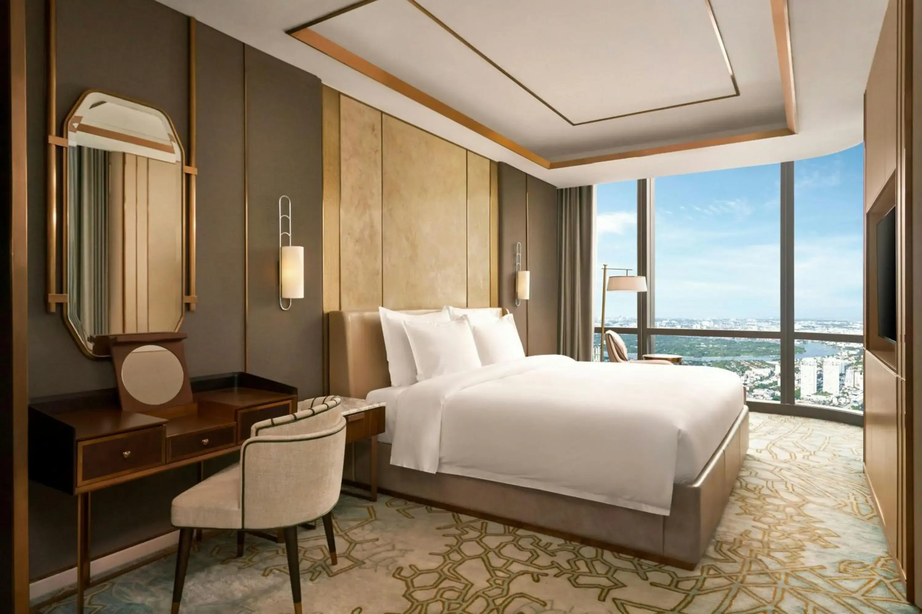 Photo of the whole room, Bed in Vinpearl Landmark 81, Autograph Collection Photo of the whole room, Bed in Vinpearl Landmark 81, Autograph Collection