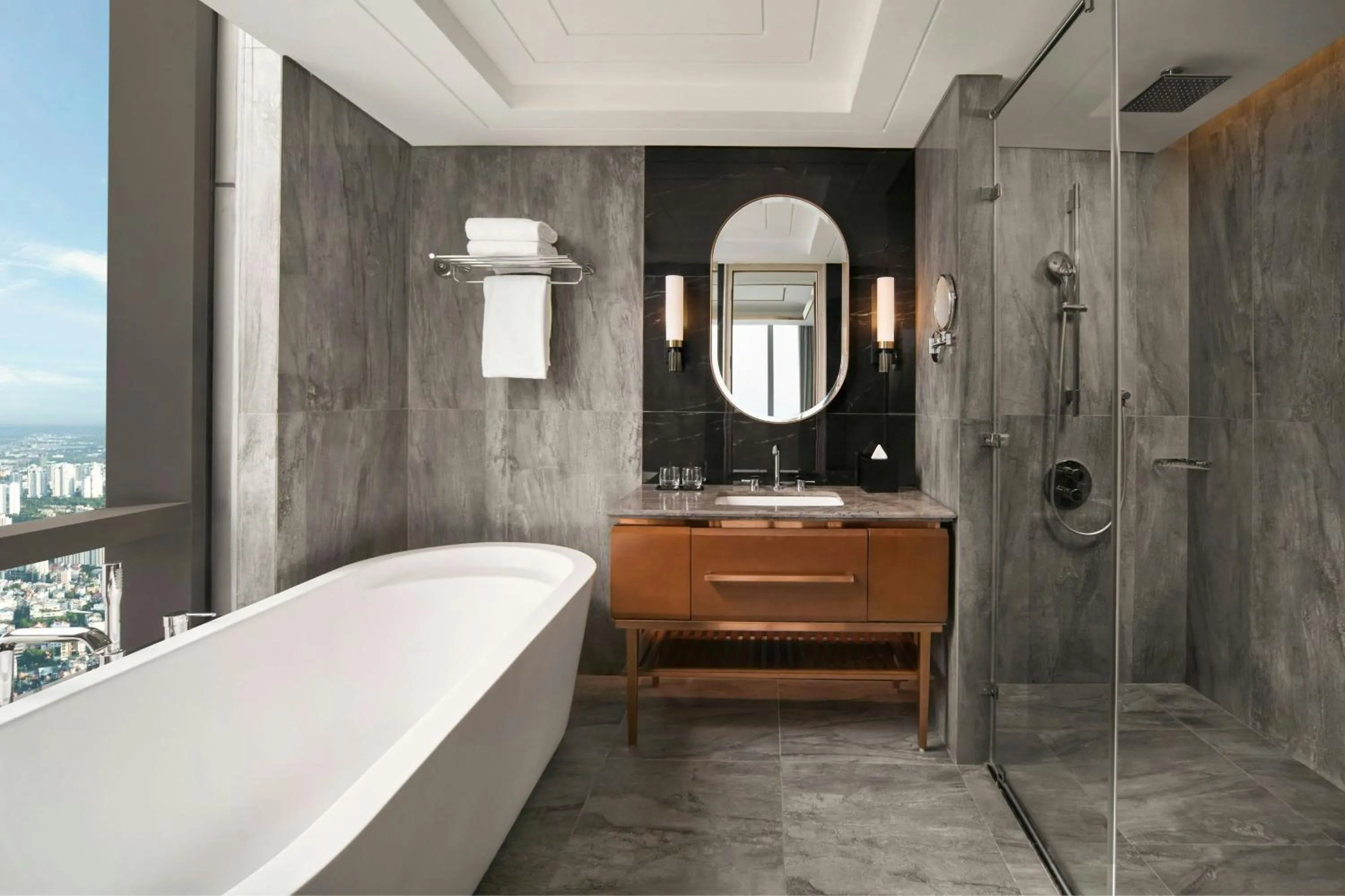 Bathroom in Vinpearl Landmark 81, Autograph Collection