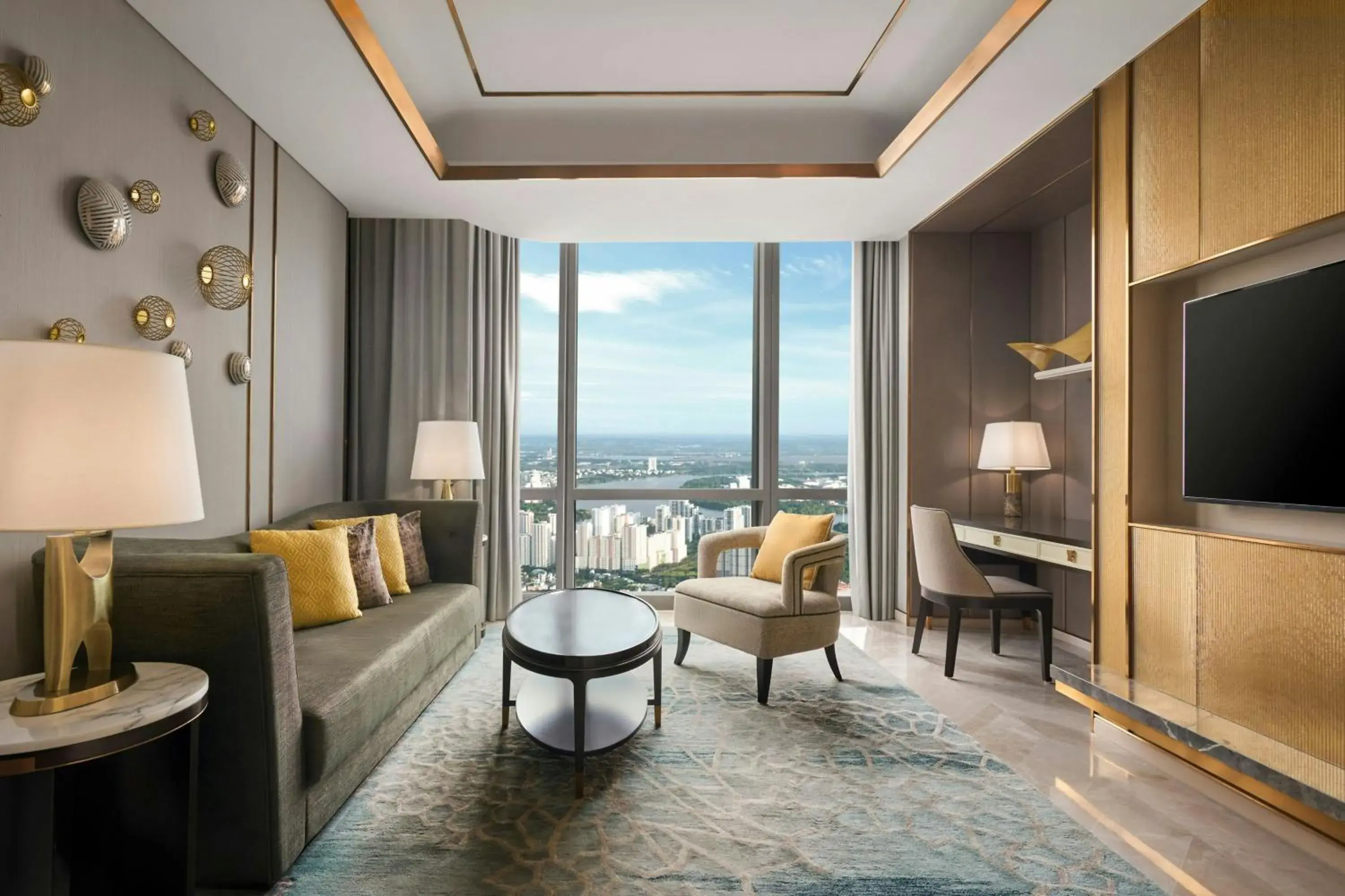 Living room in Vinpearl Landmark 81, Autograph Collection Living room in Vinpearl Landmark 81, Autograph Collection