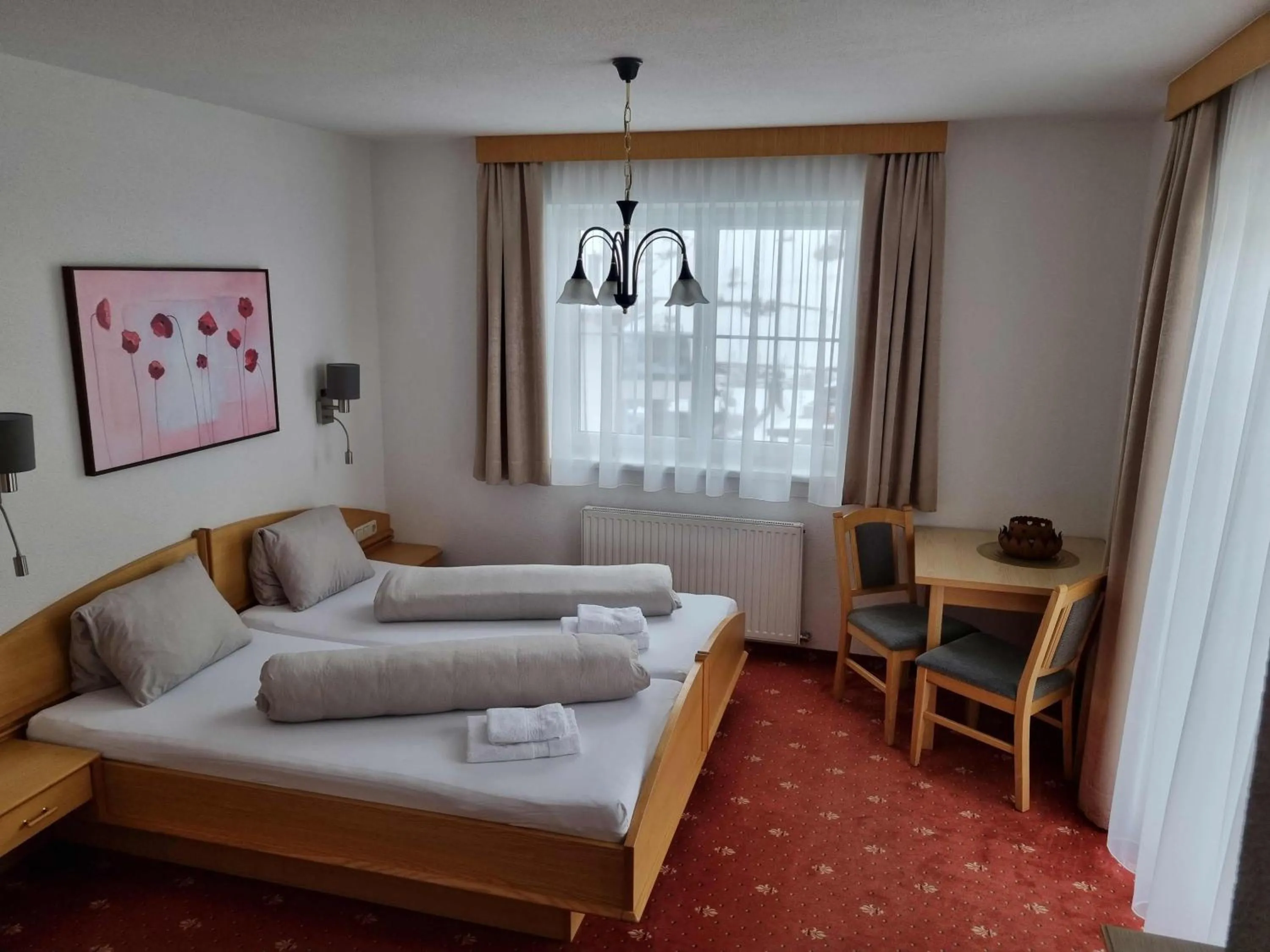 Bed in Hotel Garni Corinna