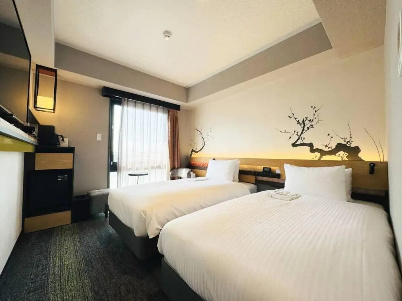 Standard Twin Room in Shizutetsu Hotel Prezio Kyoto Karasumaoike Standard Twin Room in Shizutetsu Hotel Prezio Kyoto Karasumaoike