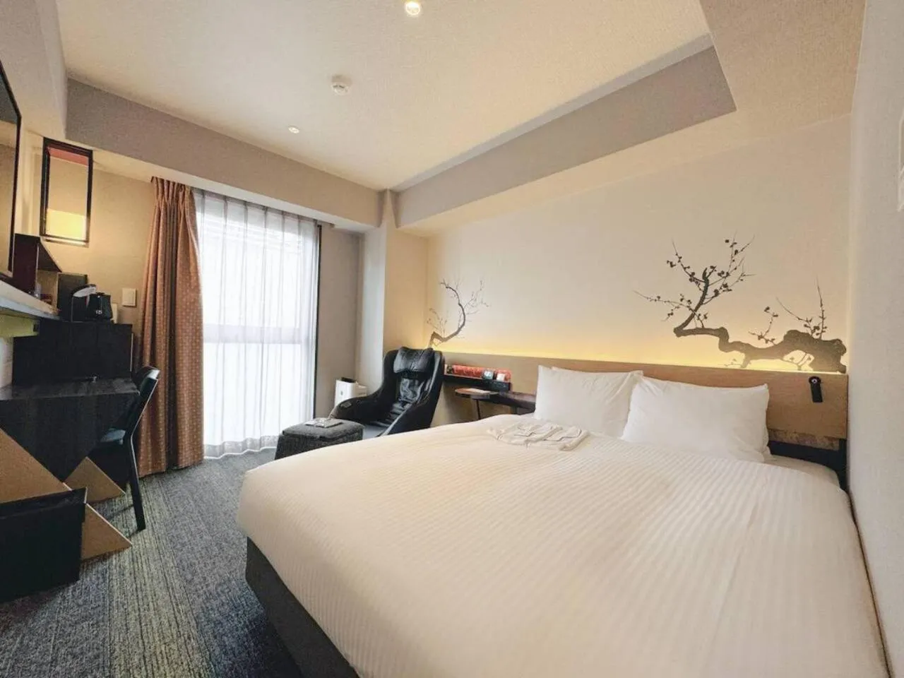 Bed in Shizutetsu Hotel Prezio Kyoto Karasumaoike