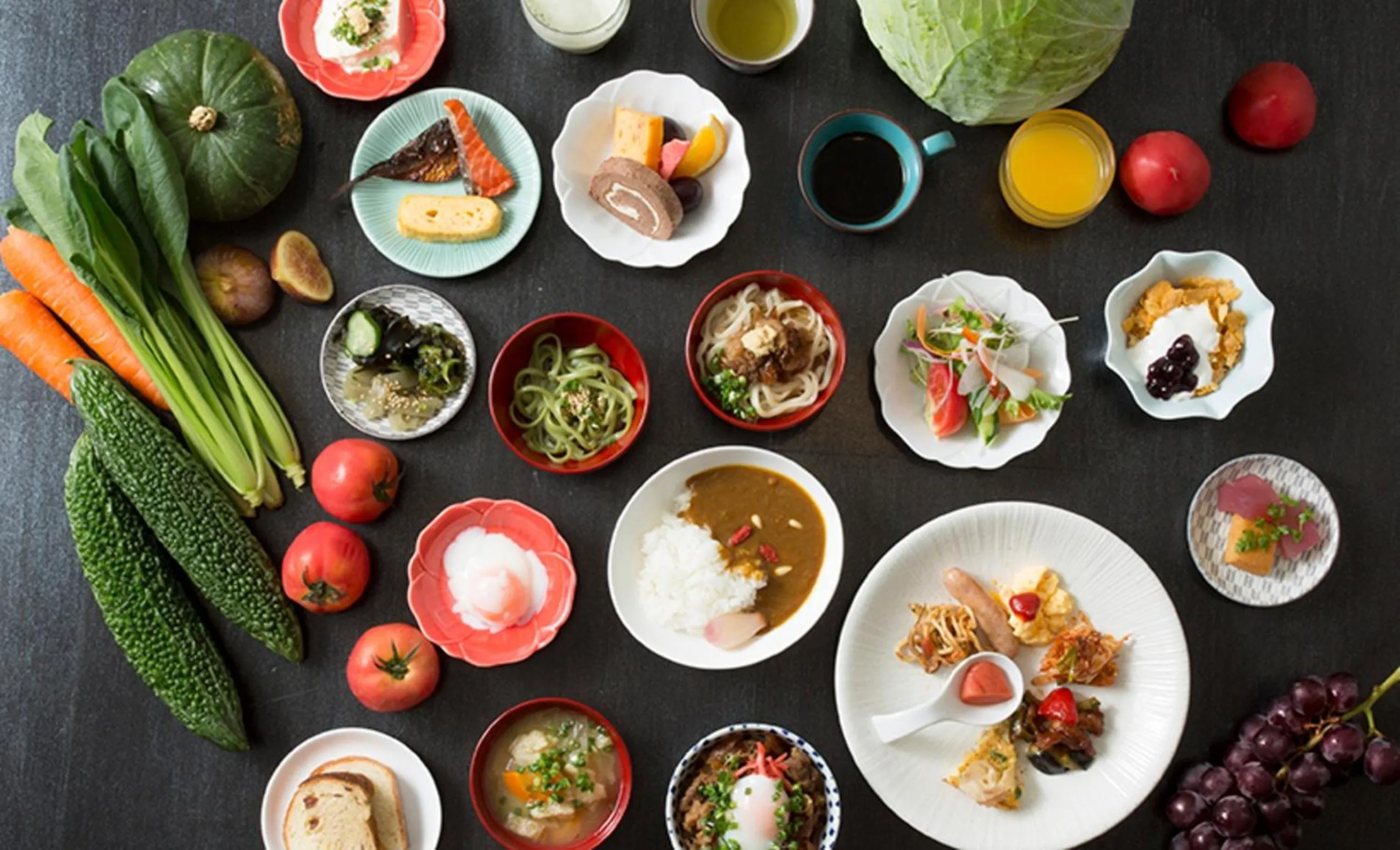 Buffet breakfast in Shizutetsu Hotel Prezio Kyoto Karasumaoike