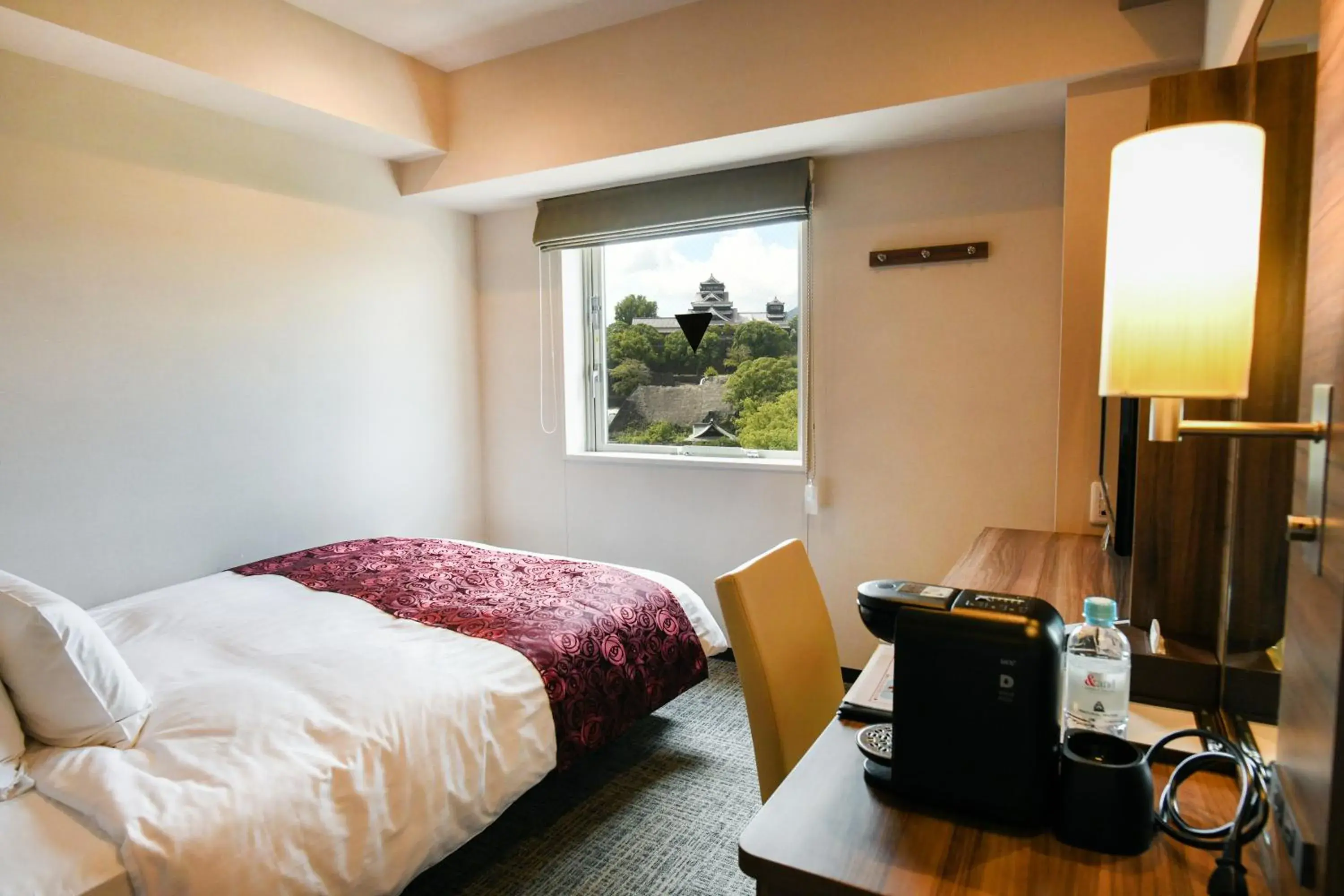 Photo of the whole room, Bed in &and COMFY HOTEL Kumamoto Jo View Photo of the whole room, Bed in &and COMFY HOTEL Kumamoto Jo View