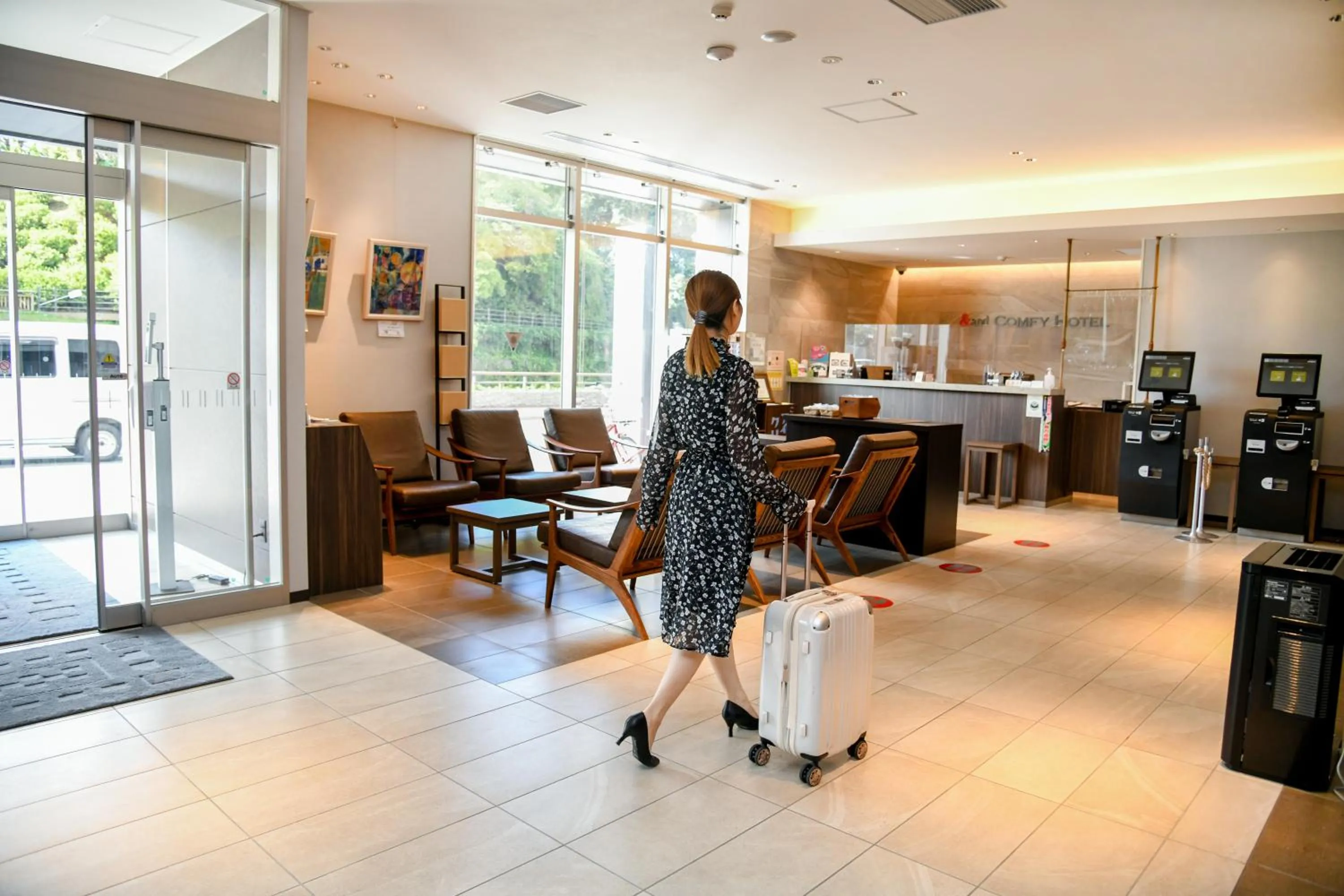 Area and facilities in &and COMFY HOTEL Kumamoto Jo View