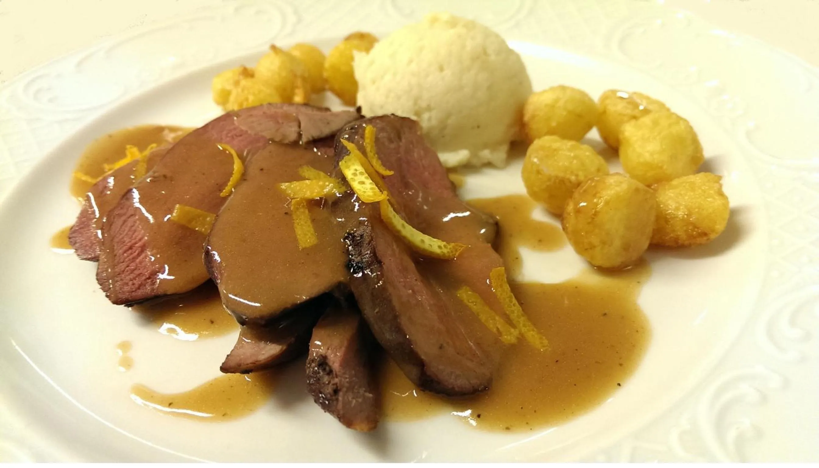 Food close-up in Hotel Ingram