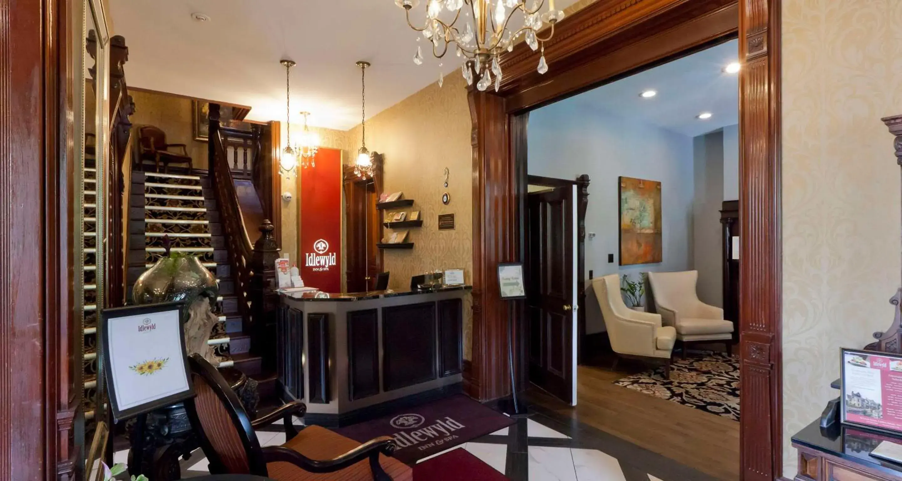 Lobby or reception in Idlewyld Inn & Spa Lobby or reception in Idlewyld Inn & Spa