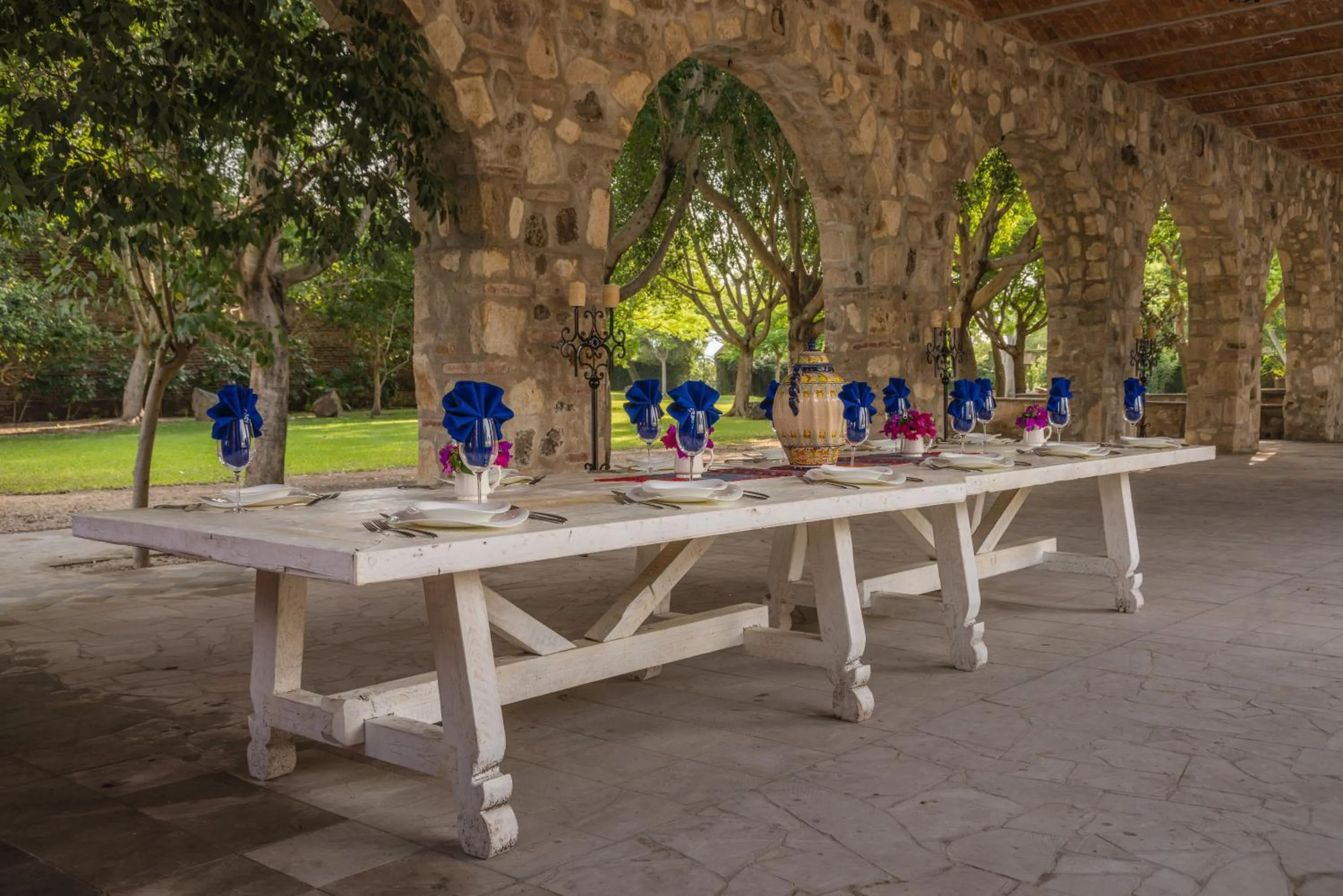 Patio in Hacienda Labor de Rivera Hotel Boutique & Eventos