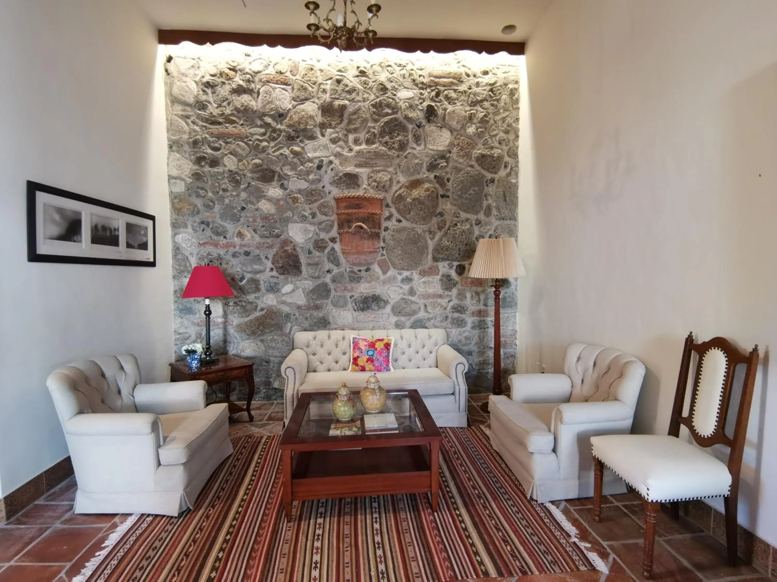 Living room in Hacienda Labor de Rivera Hotel Boutique & Eventos