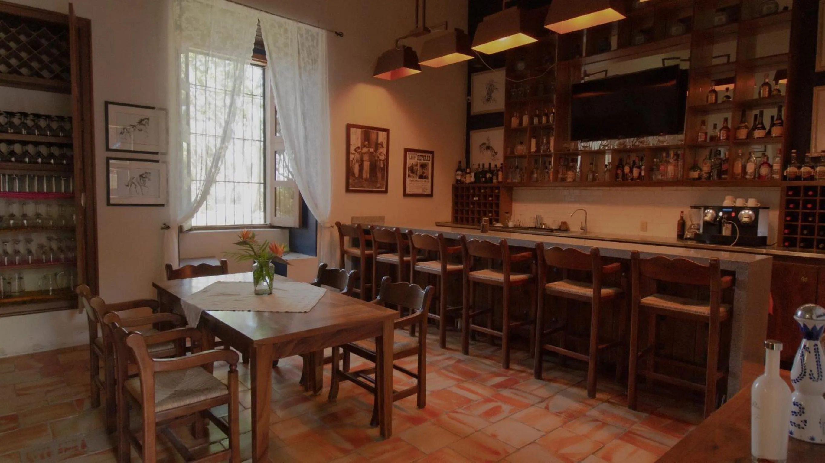 Communal lounge/ TV room in Hacienda Labor de Rivera Hotel Boutique & Eventos