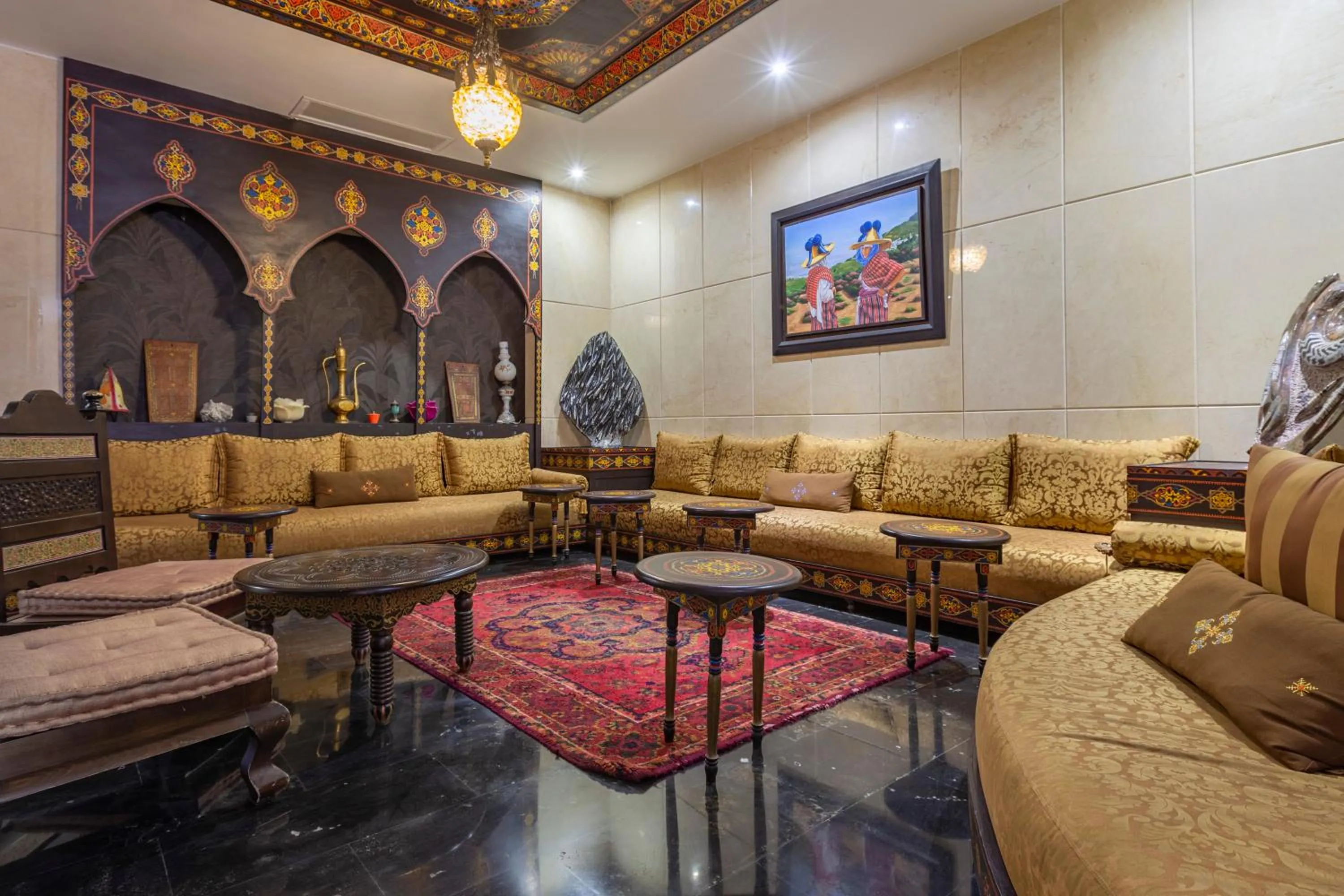 Living room in Hotel Omeya