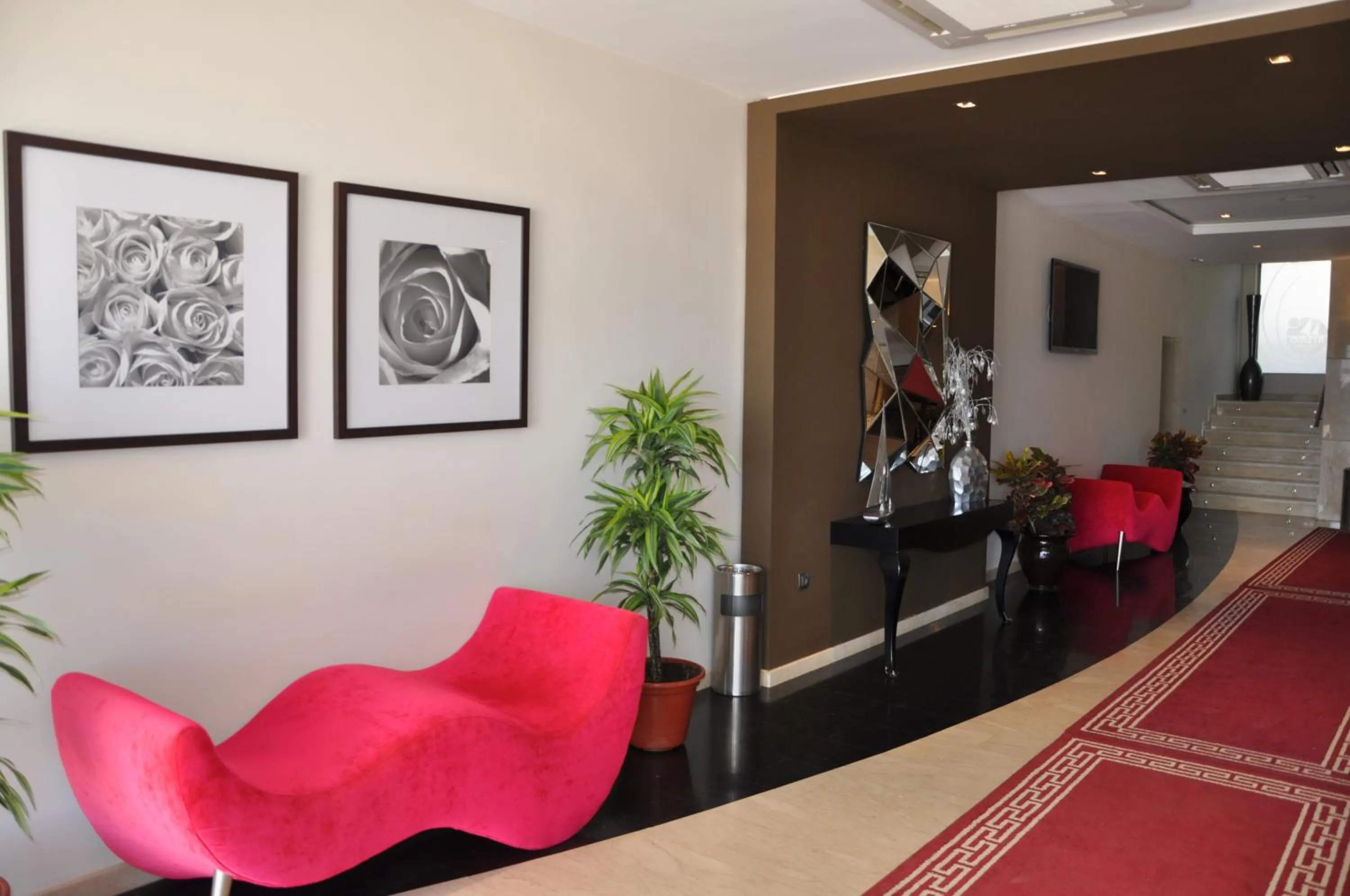 Lobby or reception in Hotel Omeya
