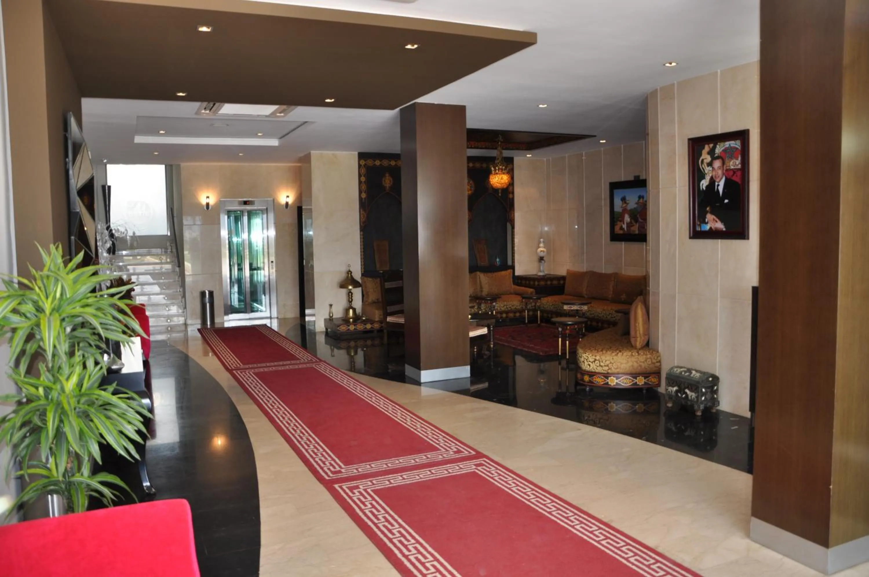Lobby or reception in Hotel Omeya