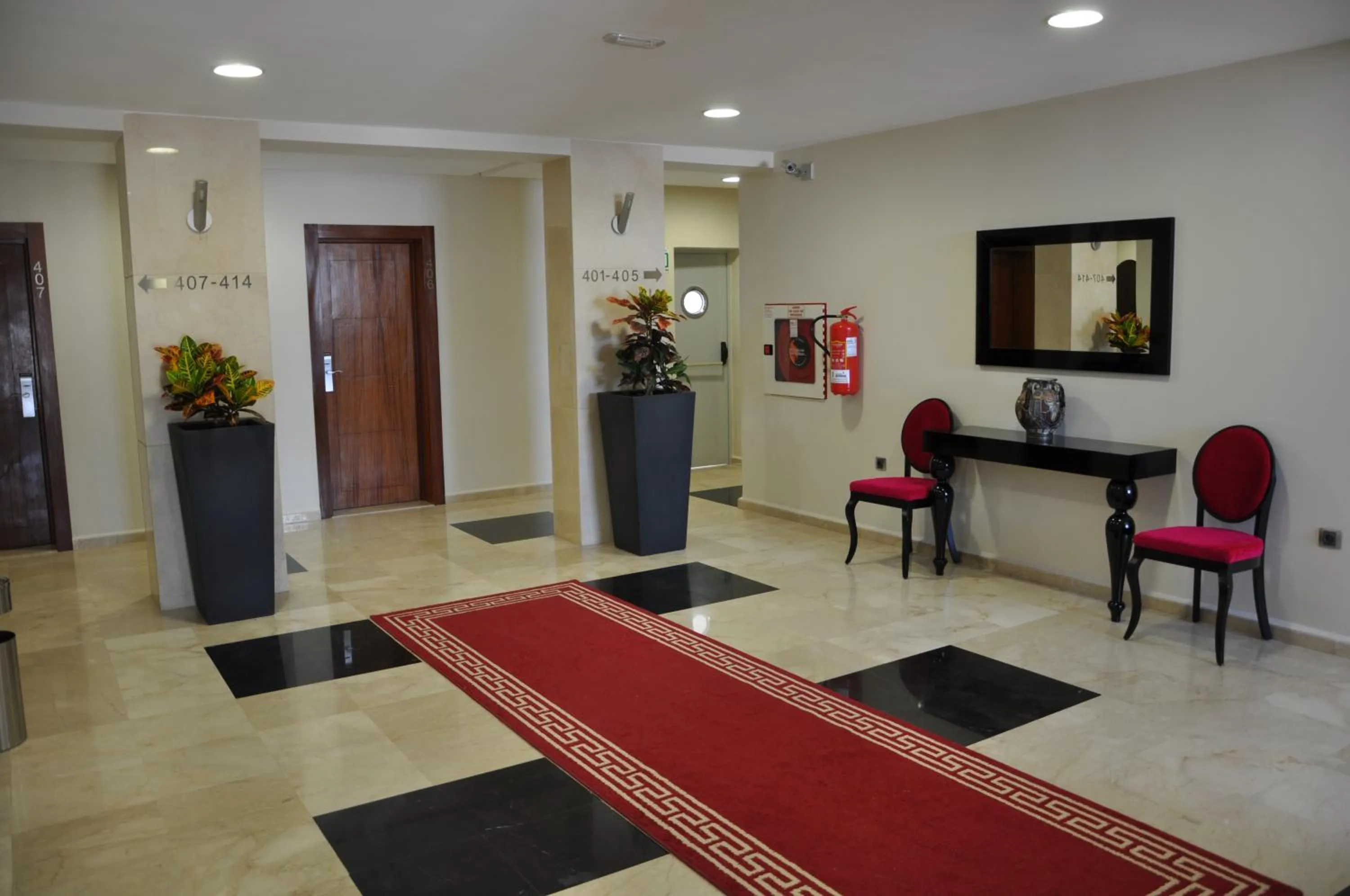 Lobby or reception in Hotel Omeya