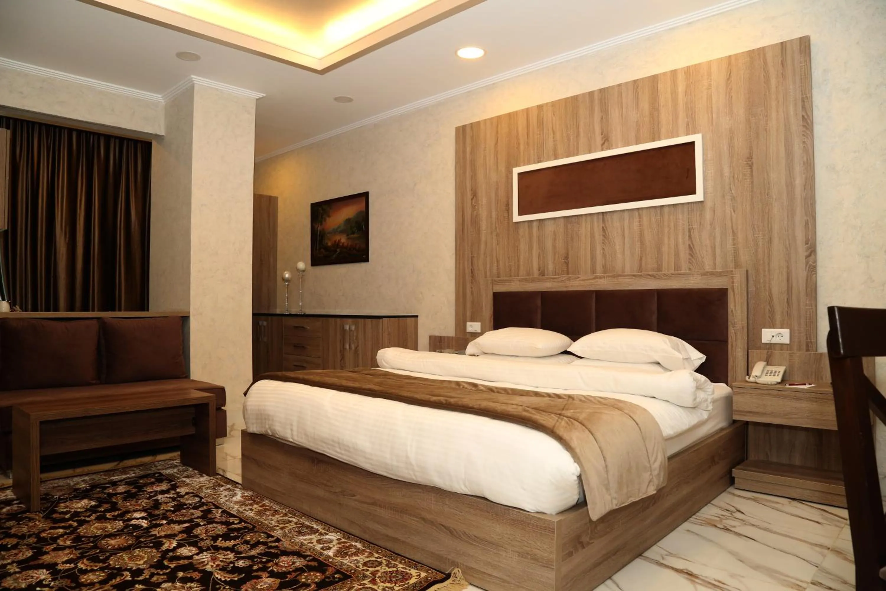 Bed in Pearl of Beirut Hotel & Spa