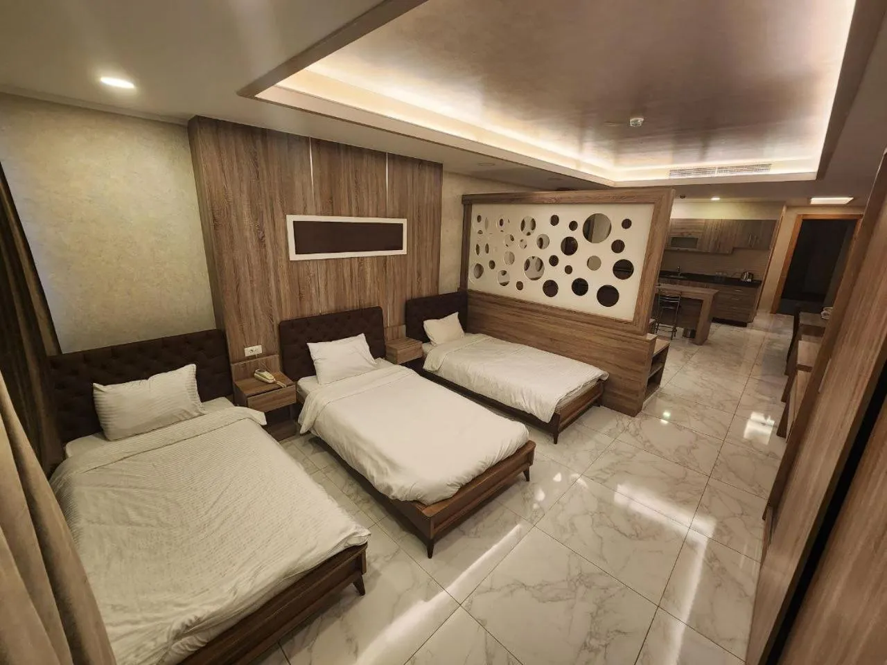 Bed in Pearl of Beirut Hotel & Spa