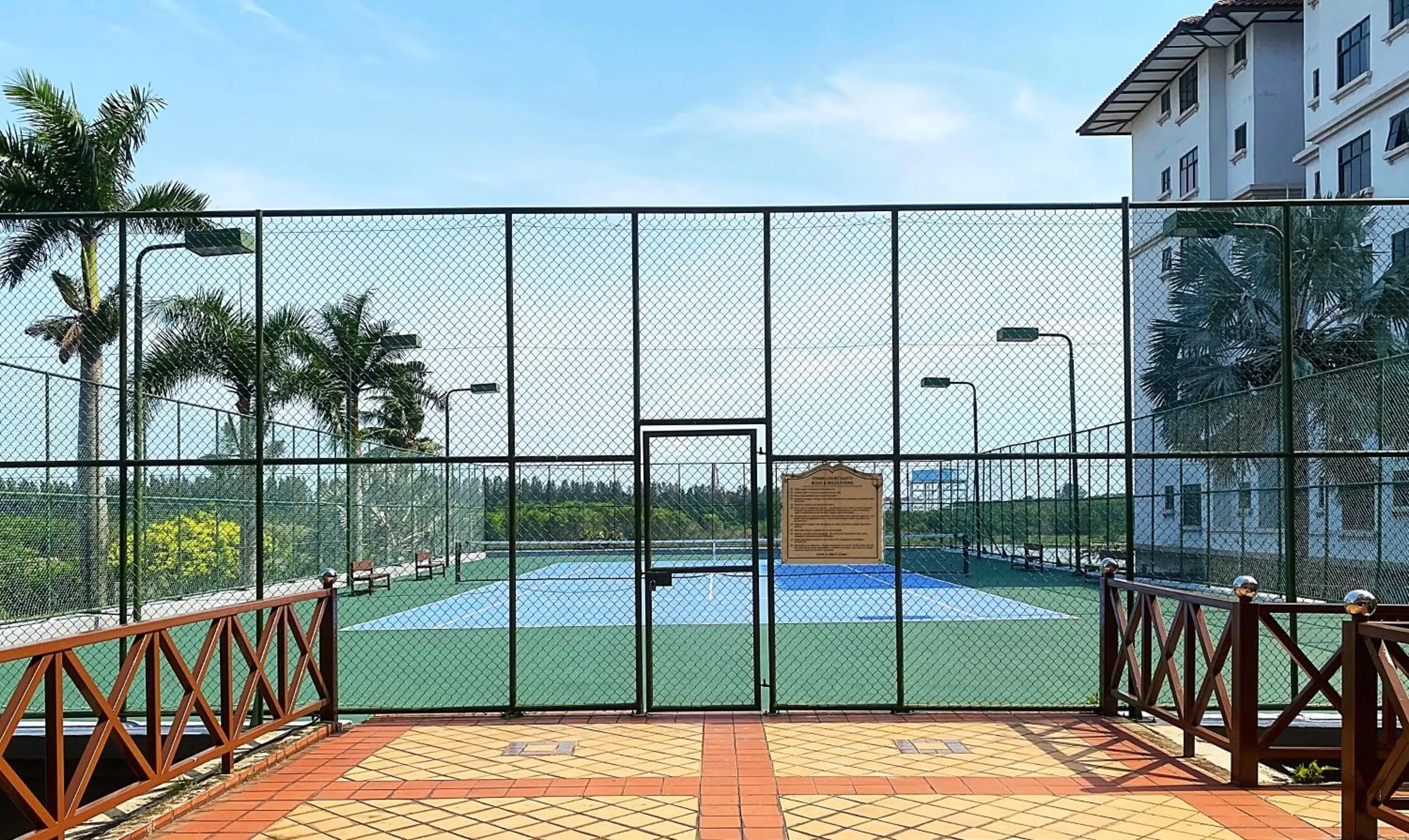 Tennis court in Amadel Residence 爱媄德民宿 13