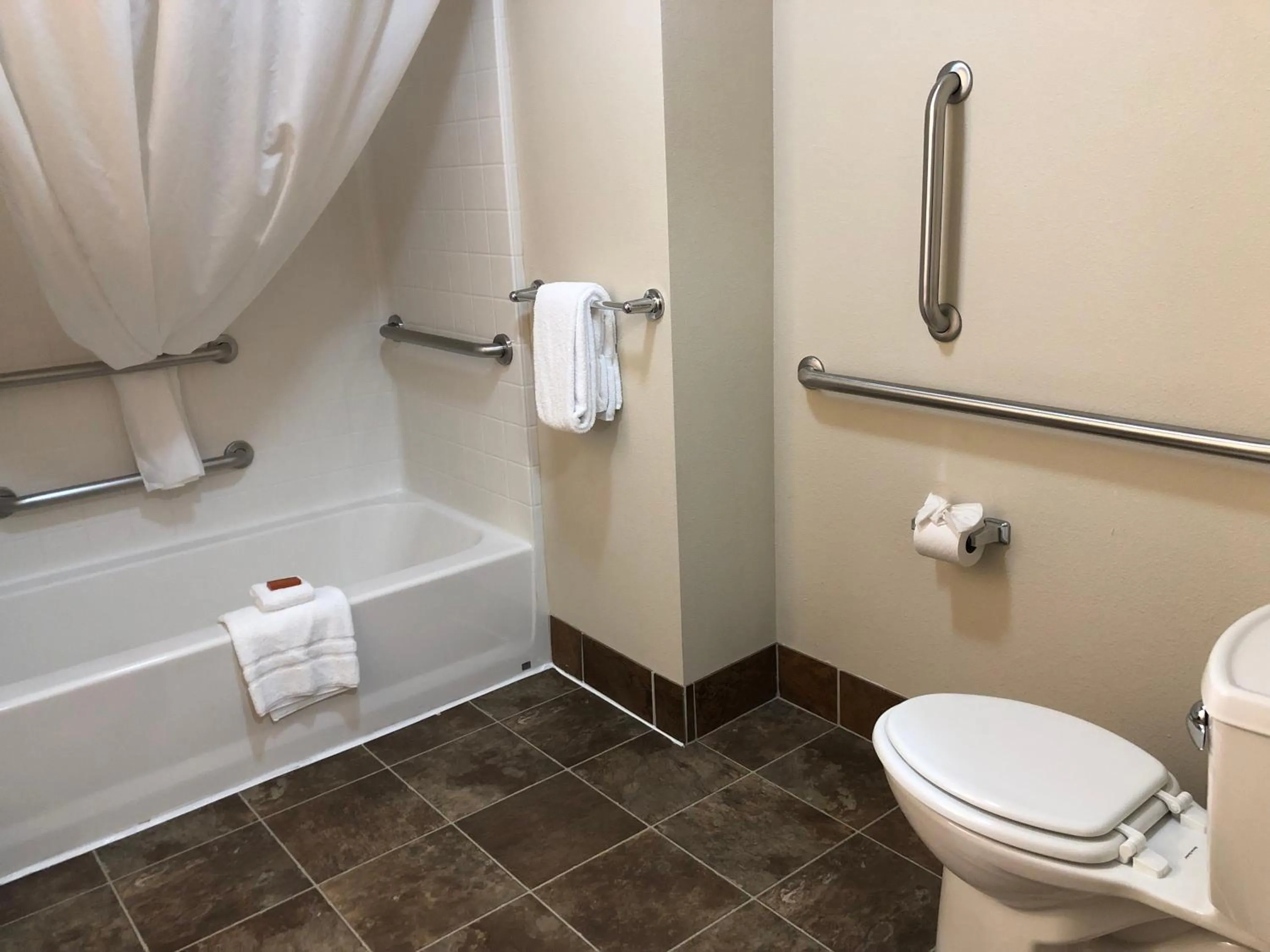 Toilet in Aspen Suites Hotel Anchorage