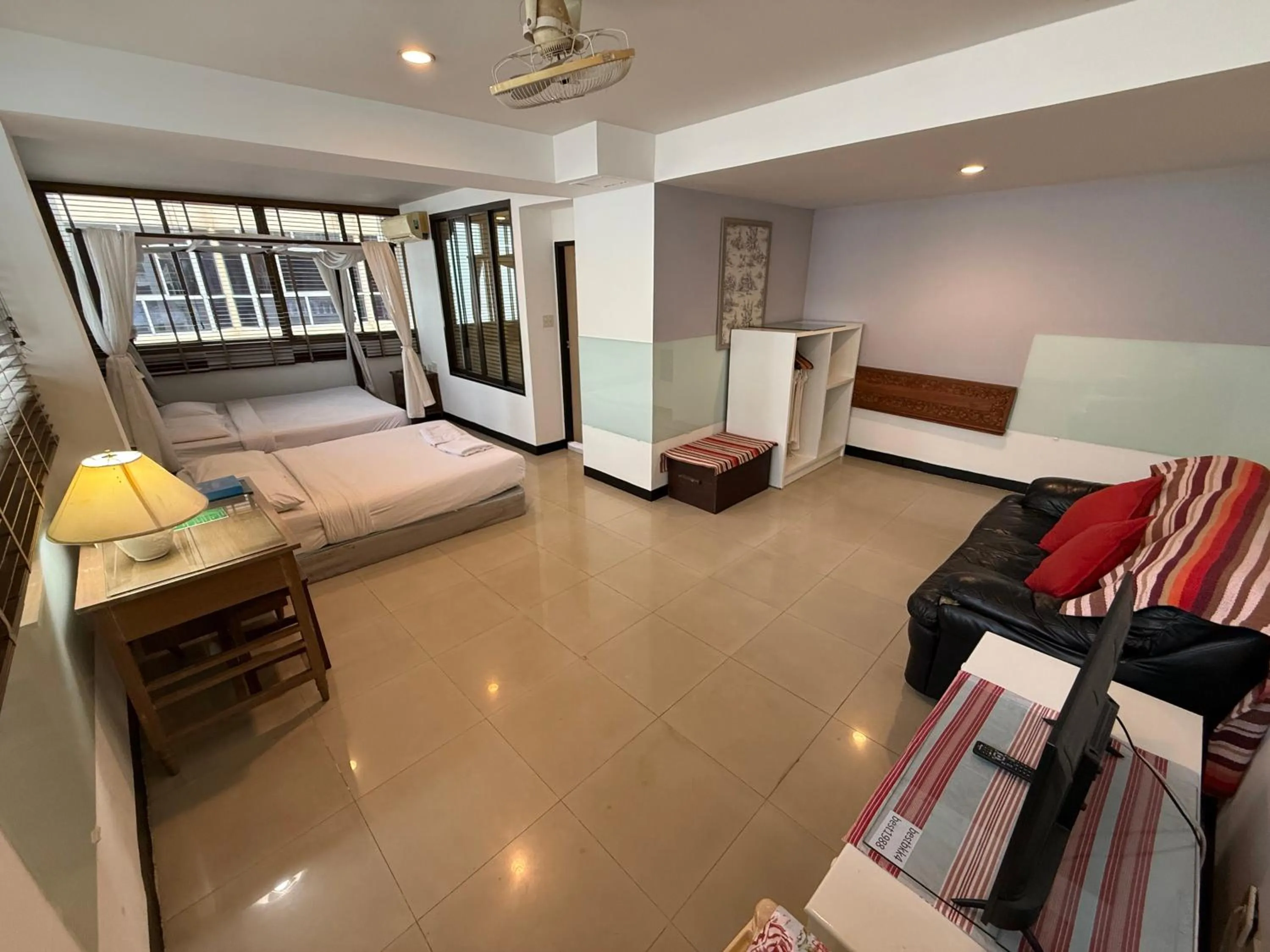 Bed in The Best Bangkok House