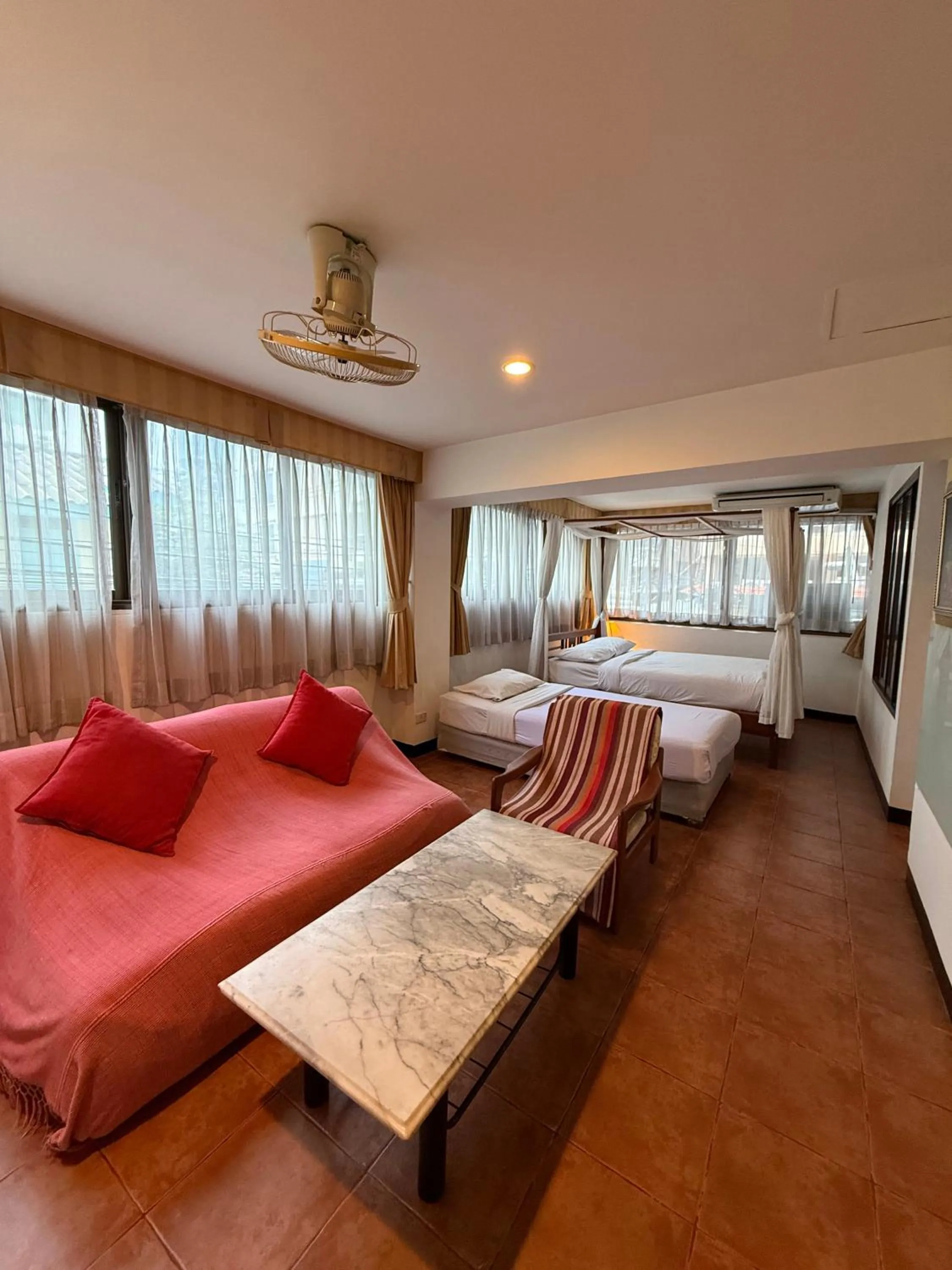 Bed in The Best Bangkok House