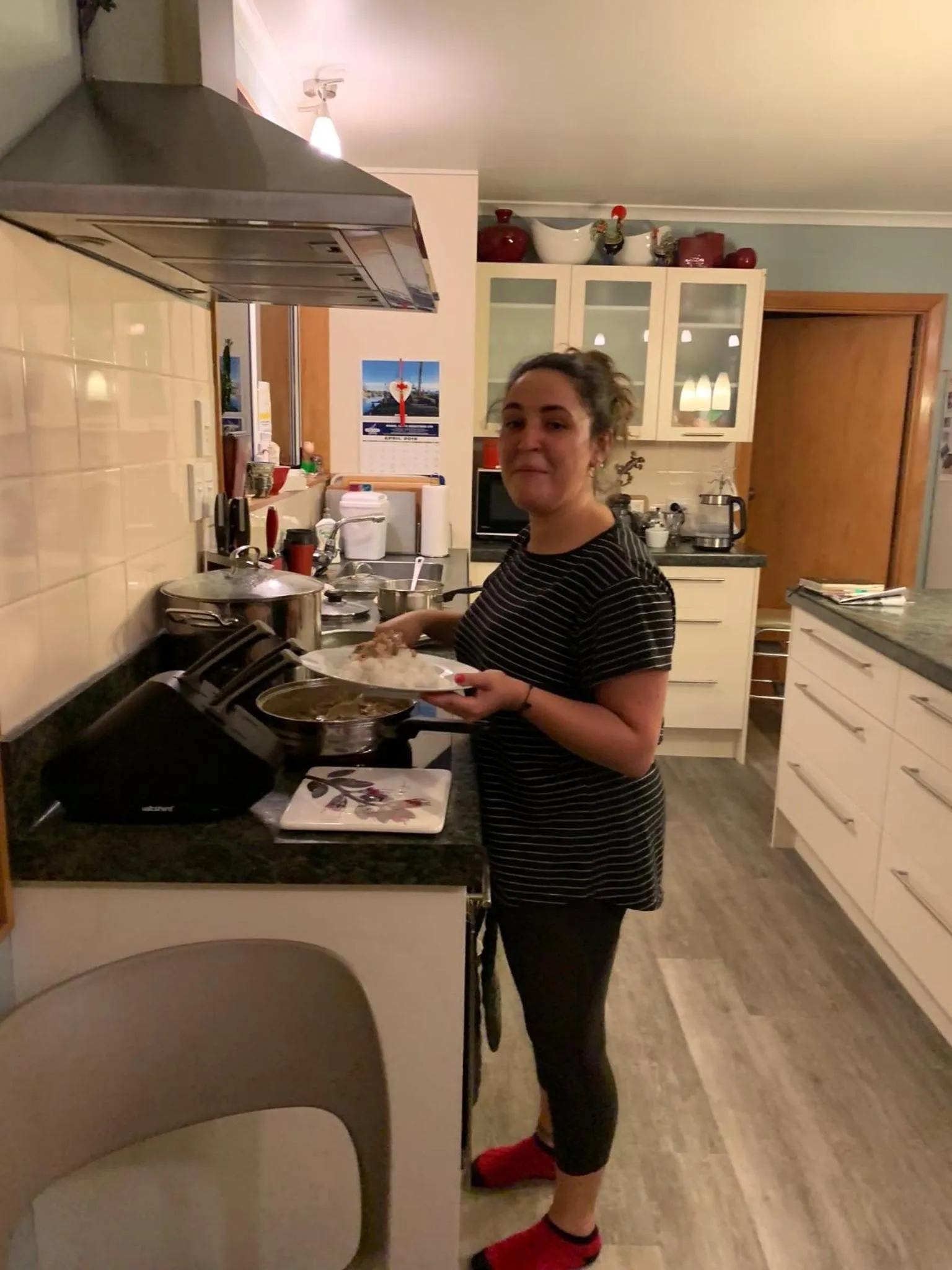 Communal kitchen in Brook House B&B & Cottages