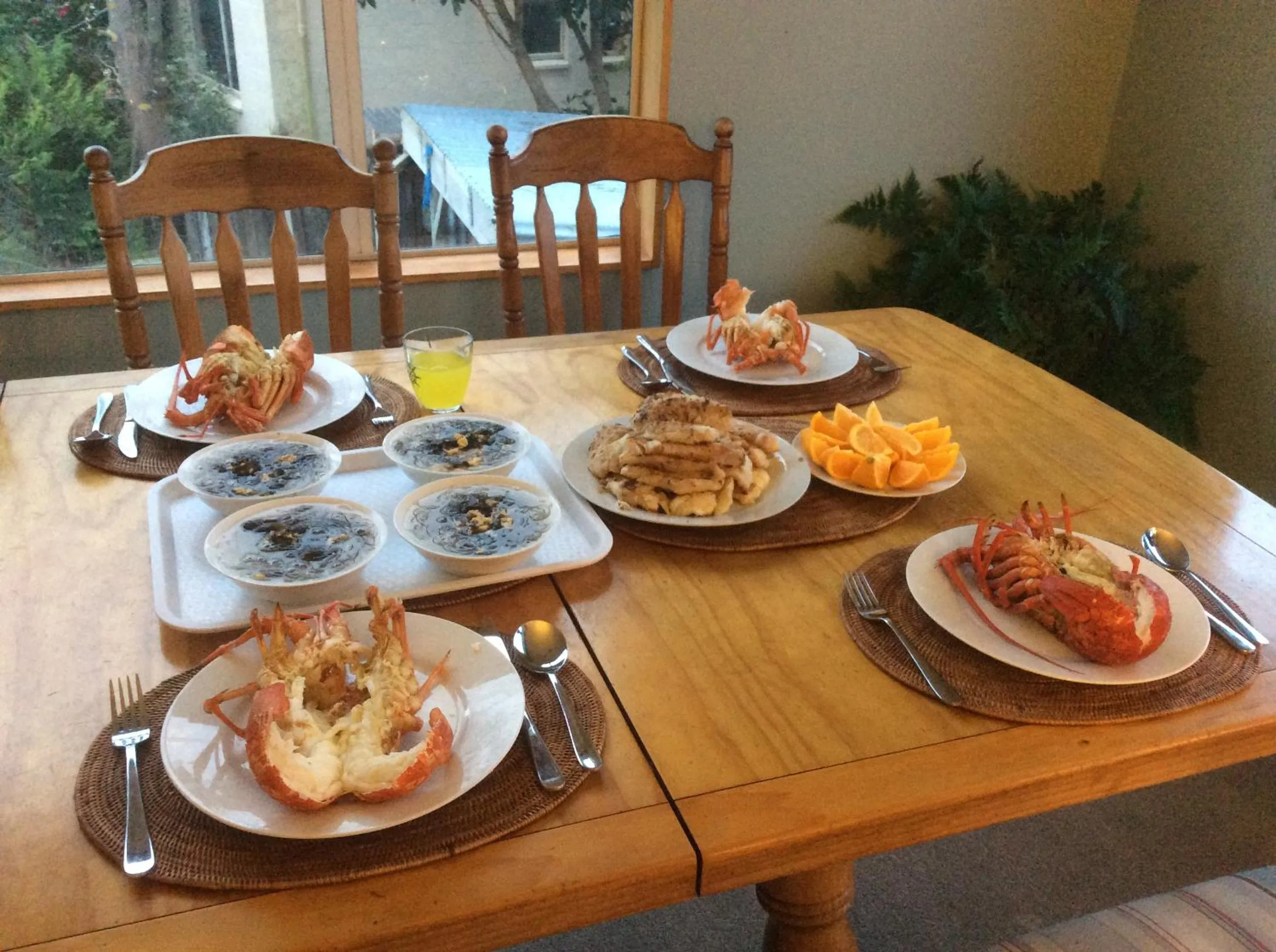 Communal kitchen in Brook House B&B & Cottages