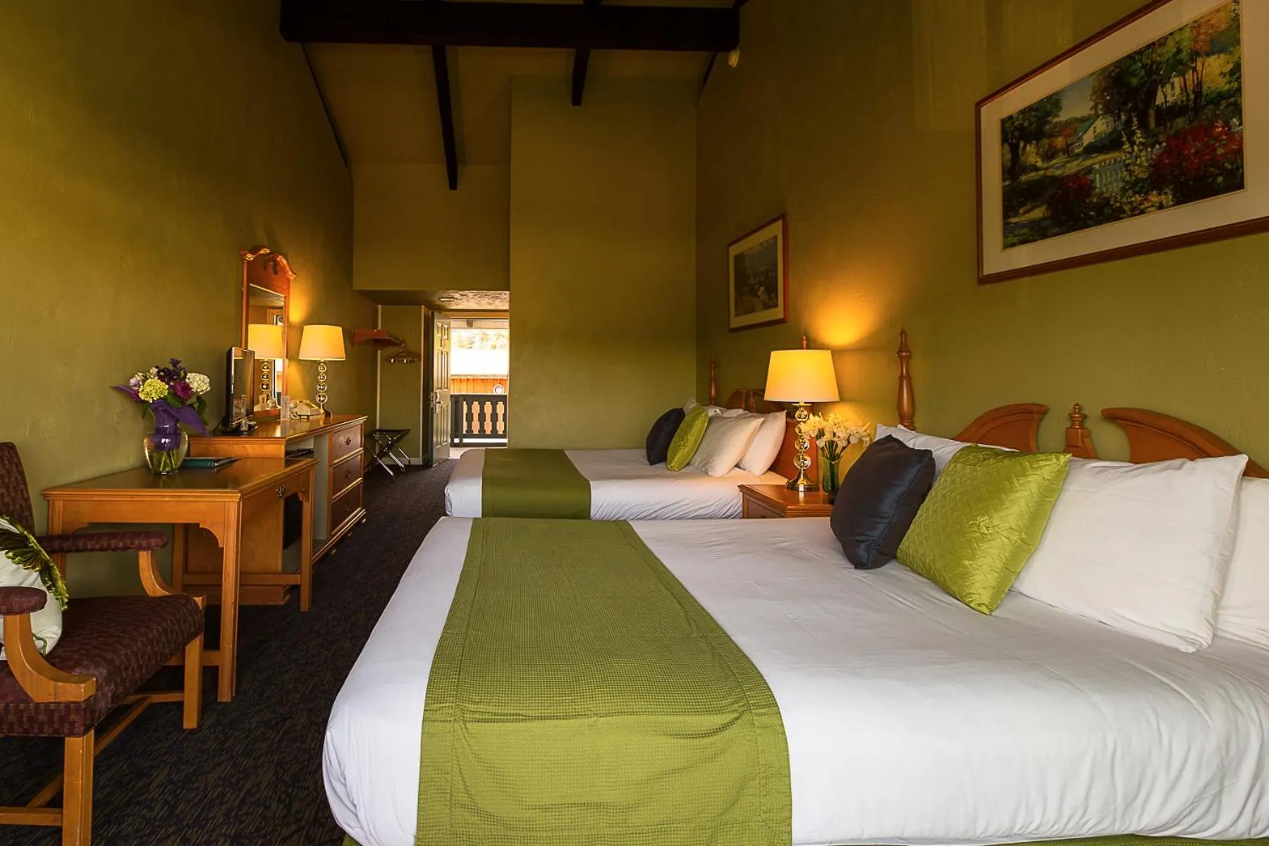 Bed in Der Ritterhof Inn