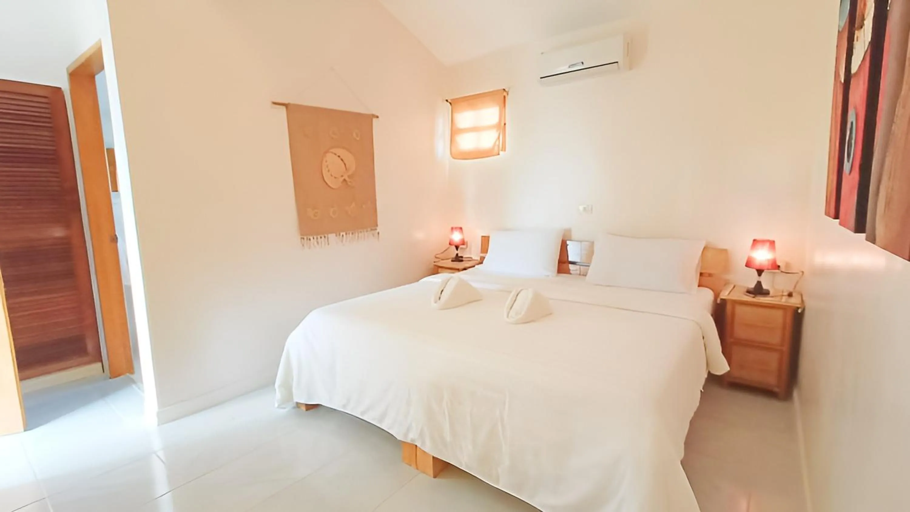 Bed in Alona42 Resort