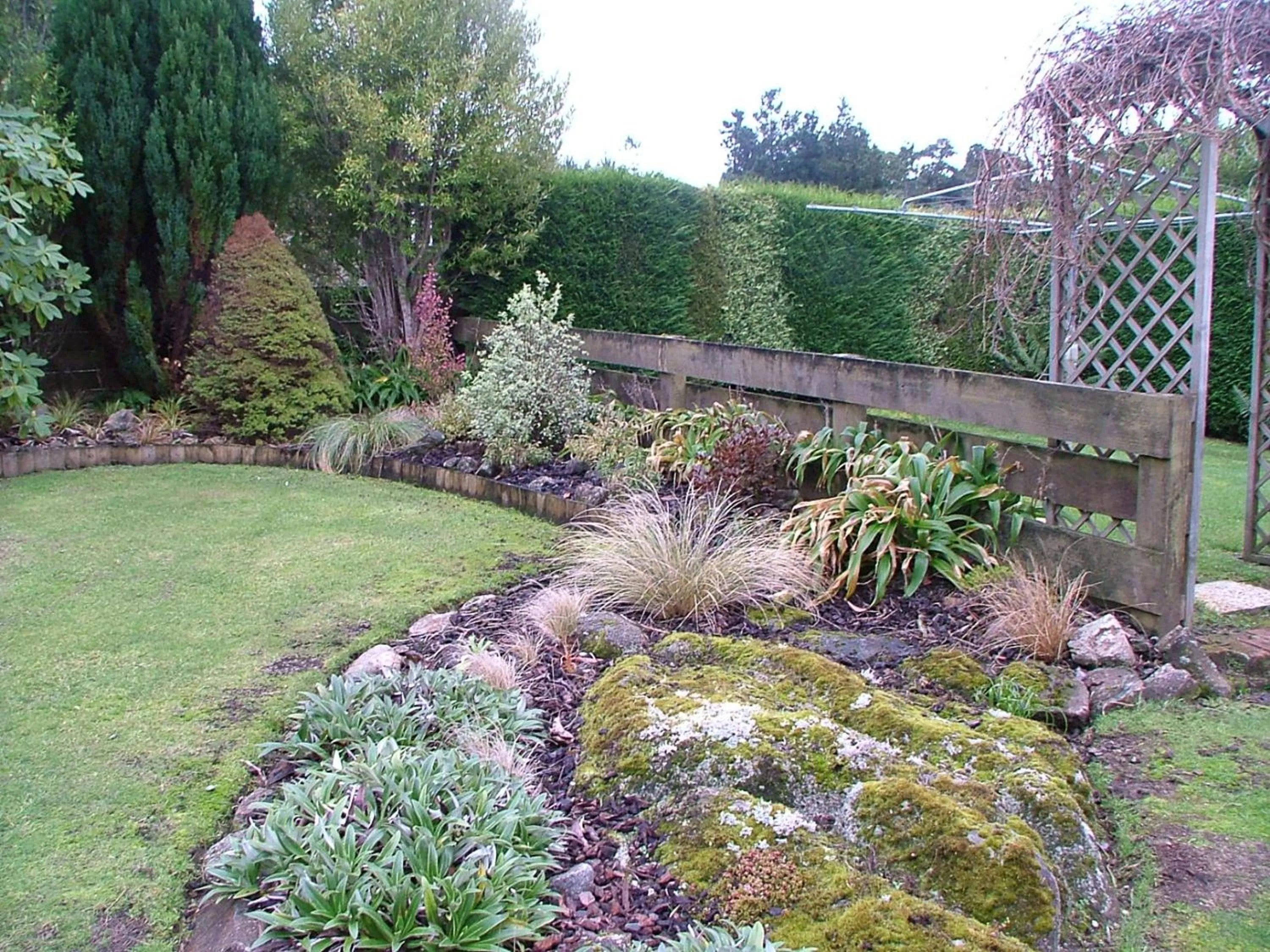 Garden in Kowhai Lane Lodge