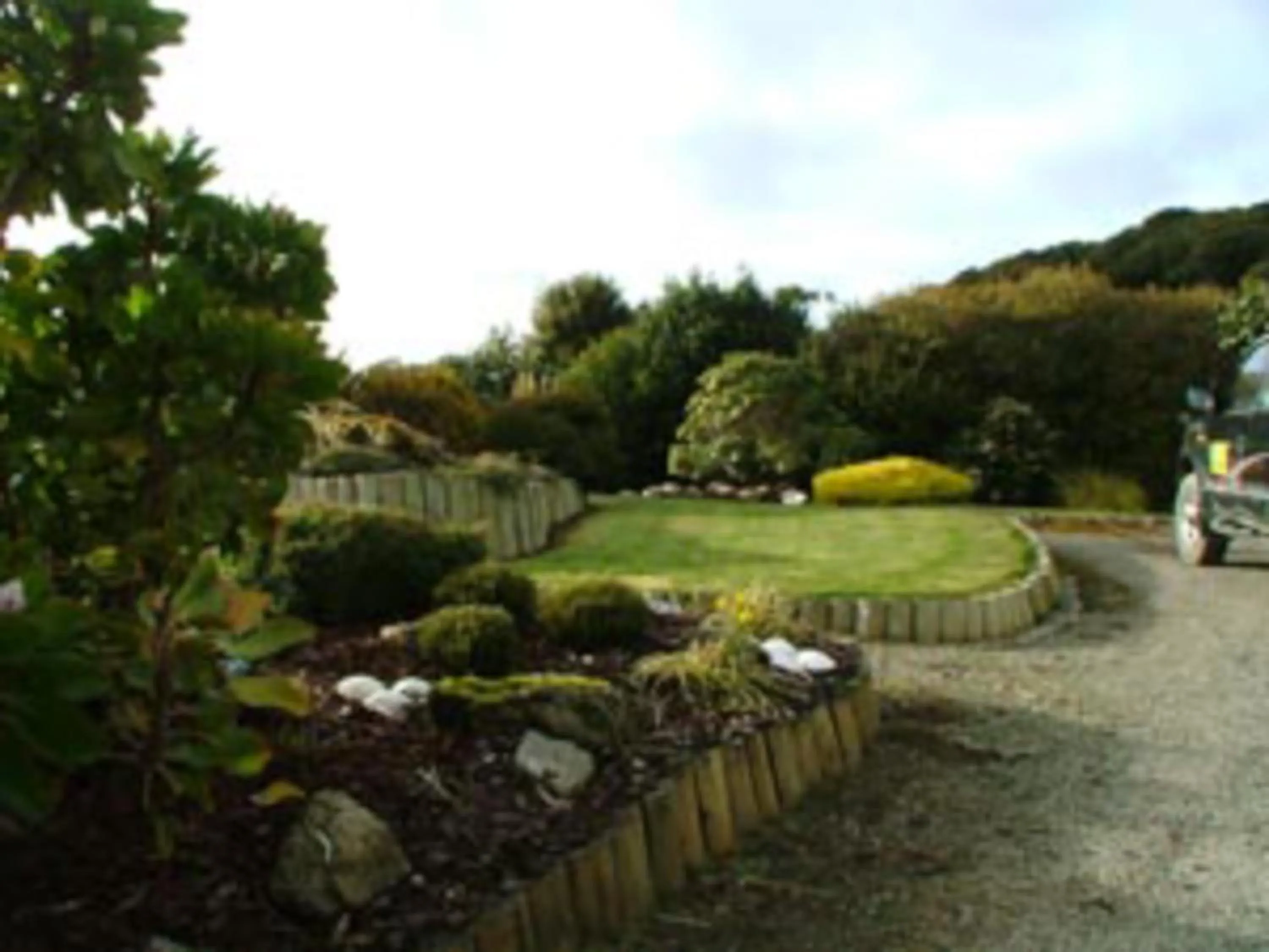 Garden in Kowhai Lane Lodge