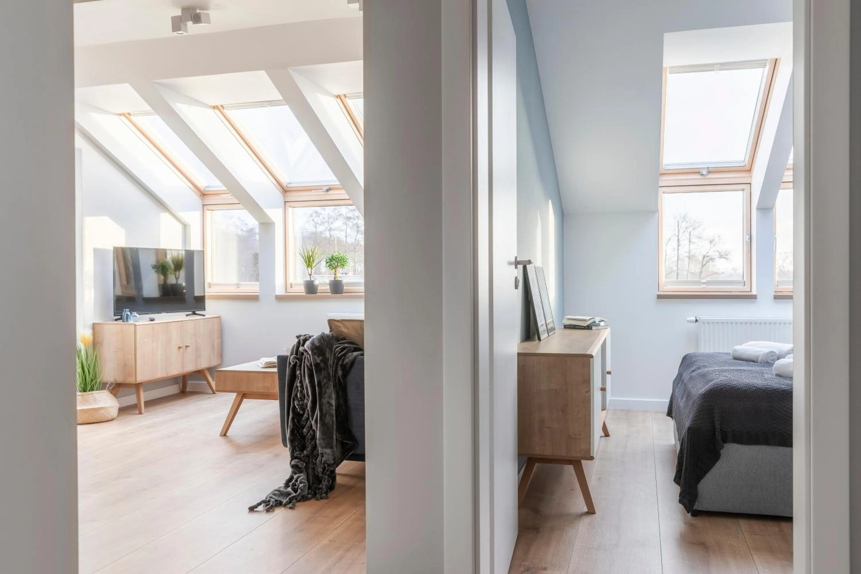 TV and multimedia, Bed in Kamienica Parkowa