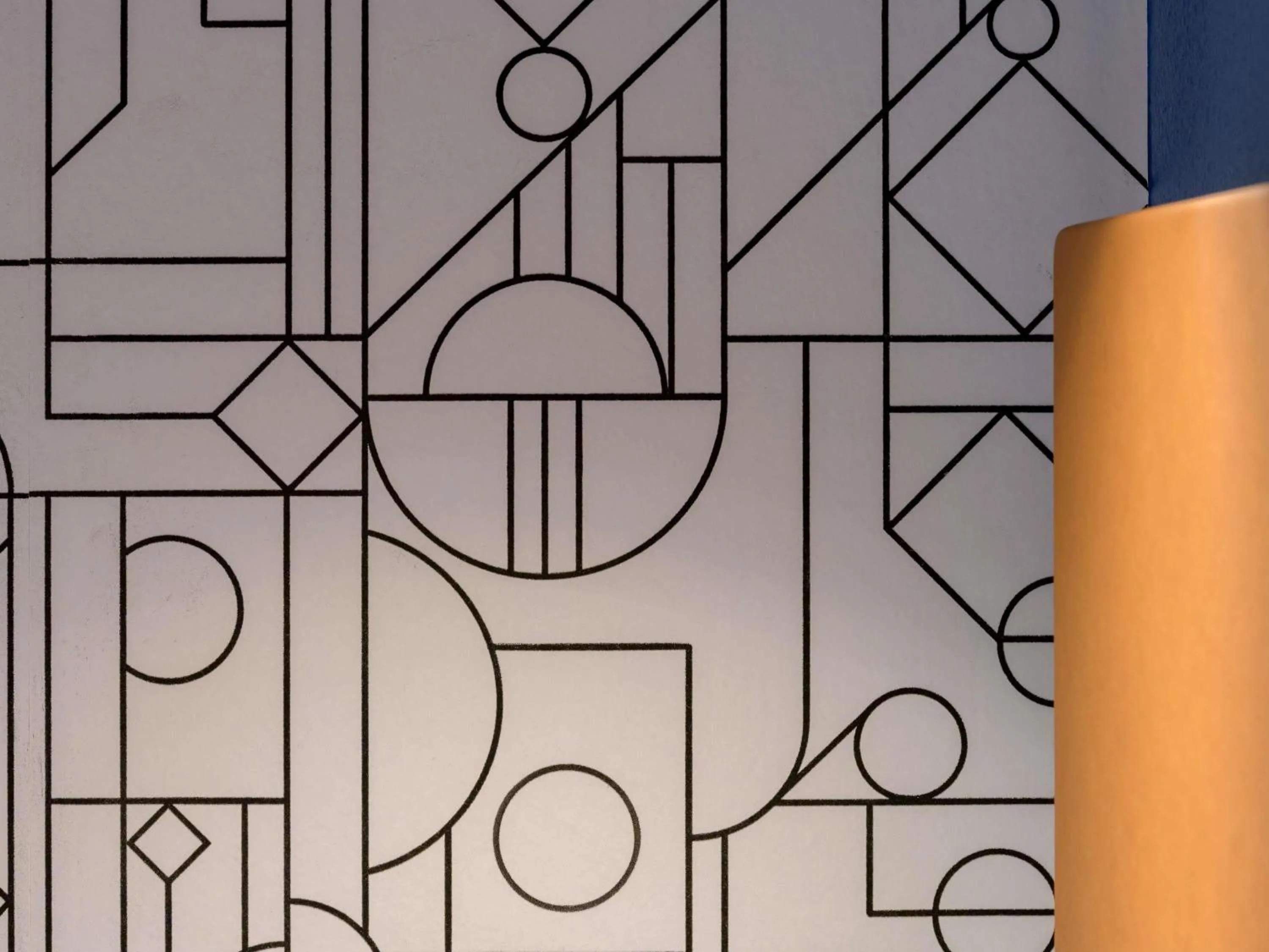 Decorative detail in ibis Nürnberg Hauptbahnhof