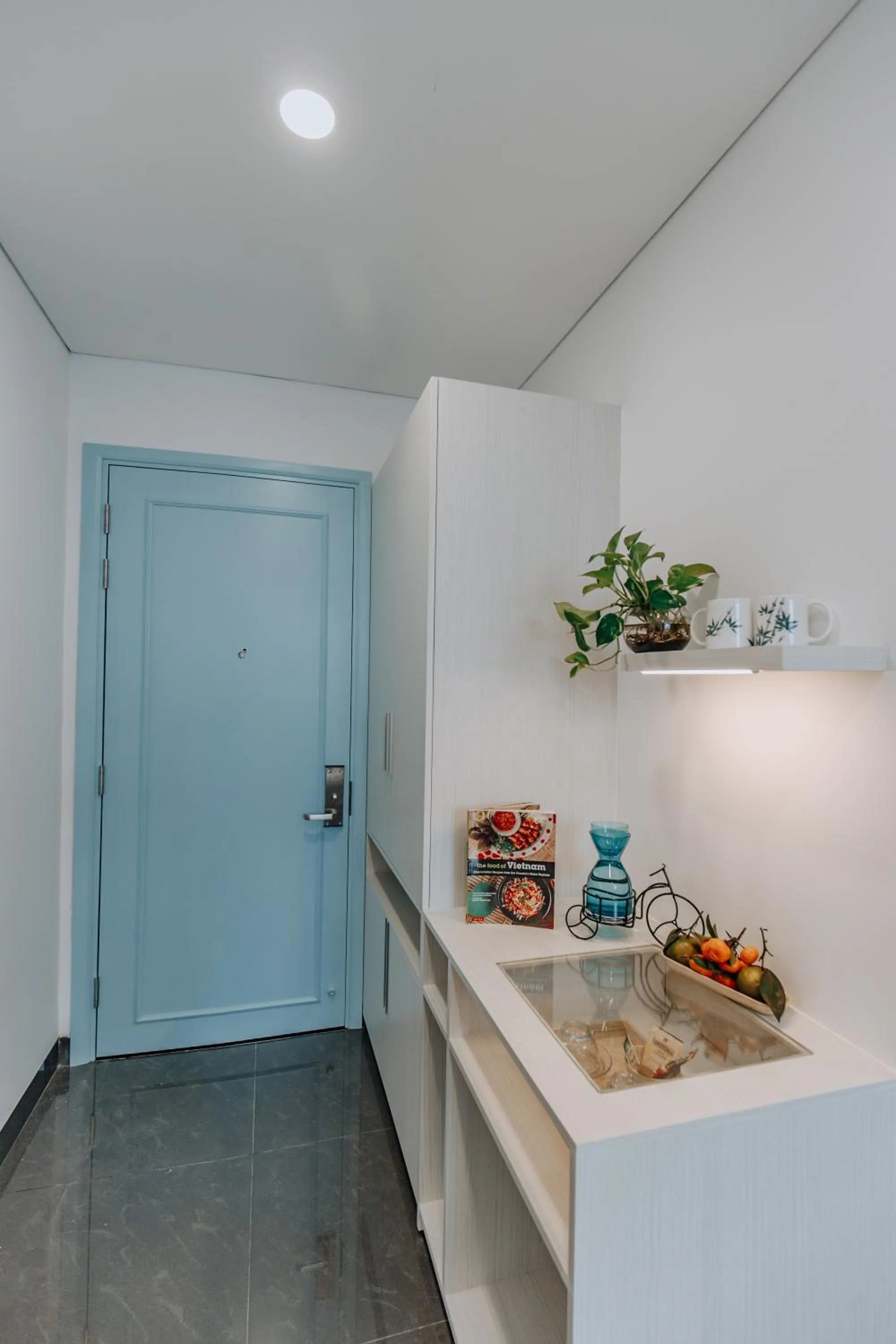 Kitchen or kitchenette in Olivia Hotel and Apartment