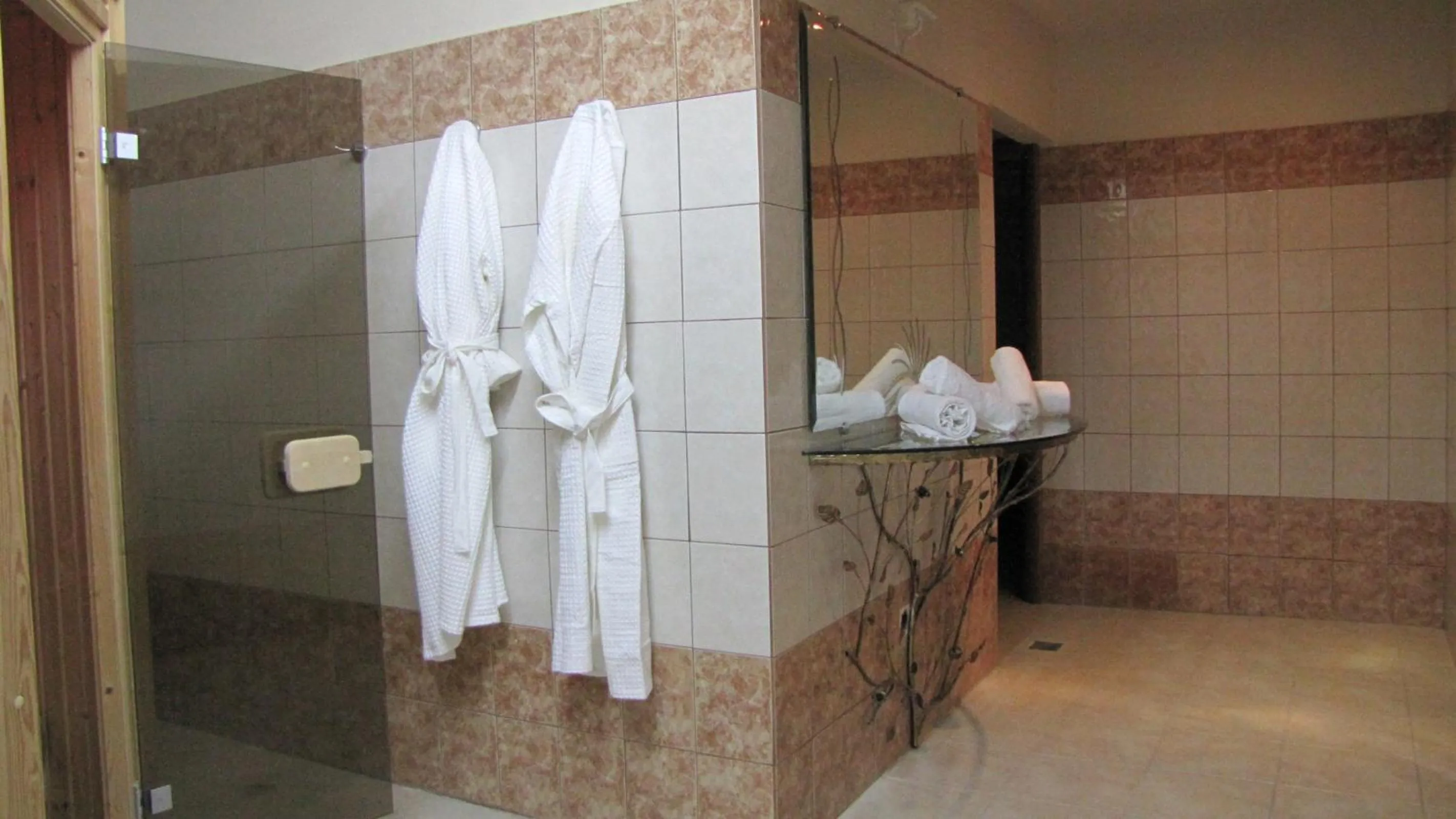 Sauna in Palirria Hotel & Studios