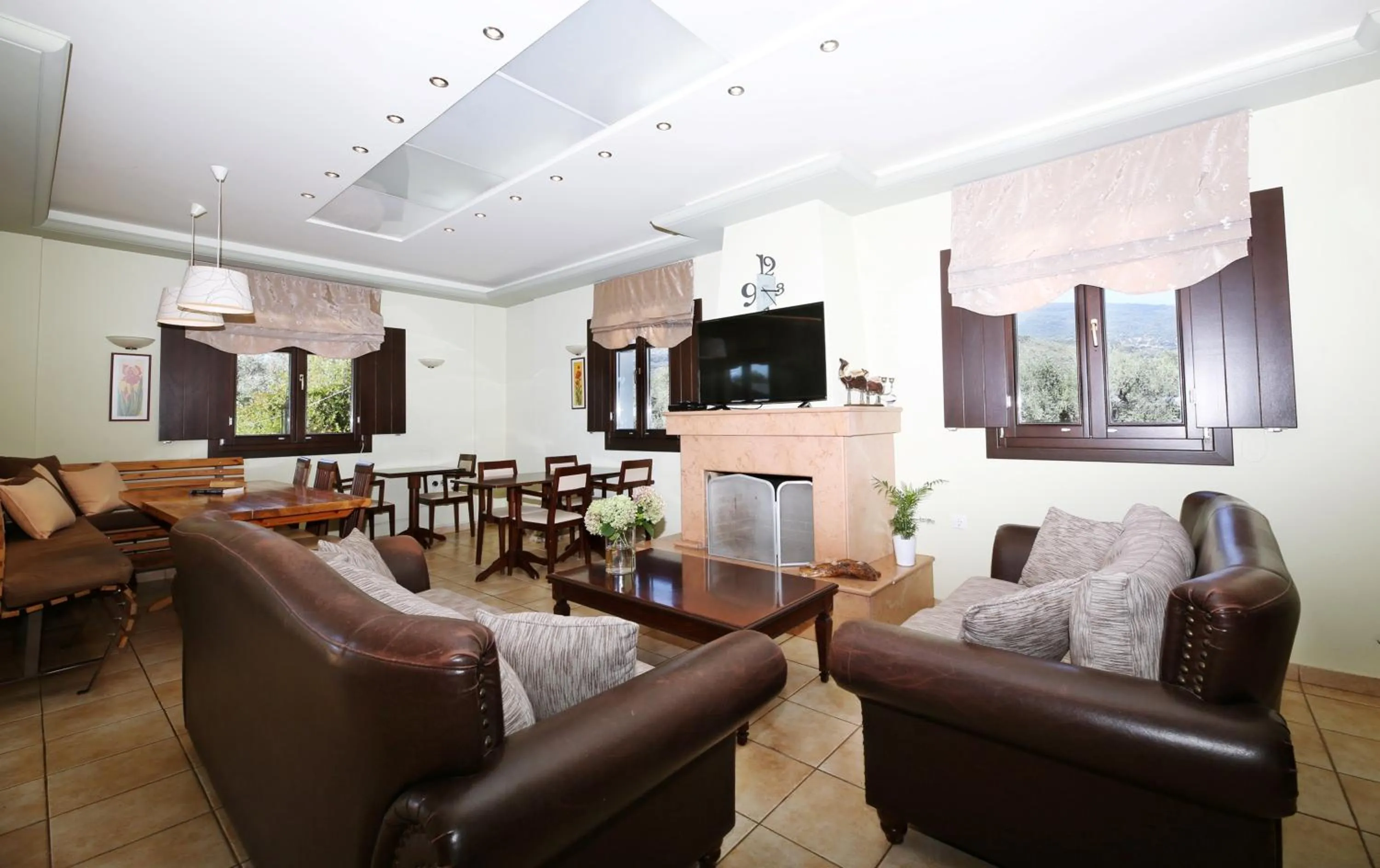 Seating area in Palirria Hotel & Studios