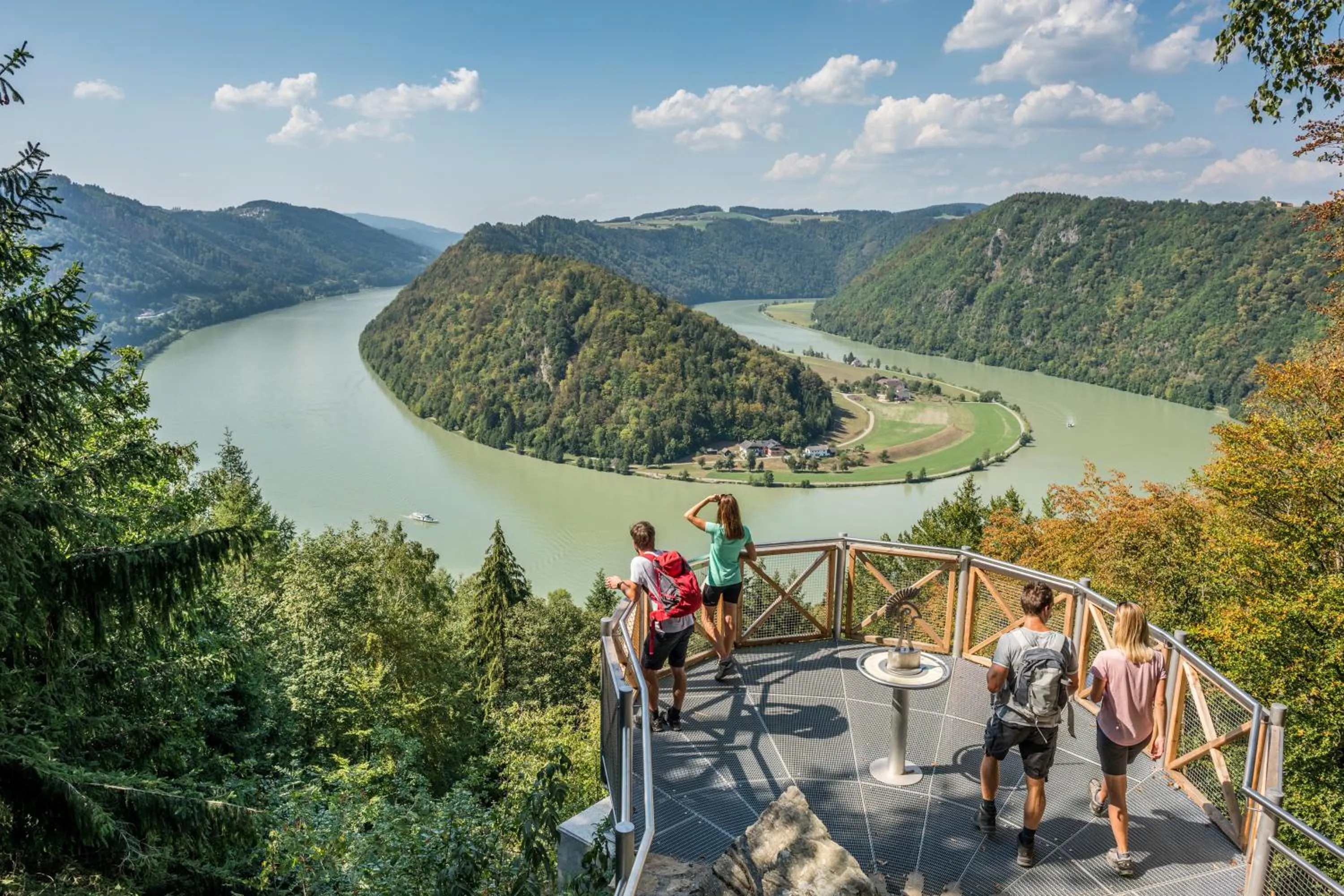 River view in Riverresort Donauschlinge