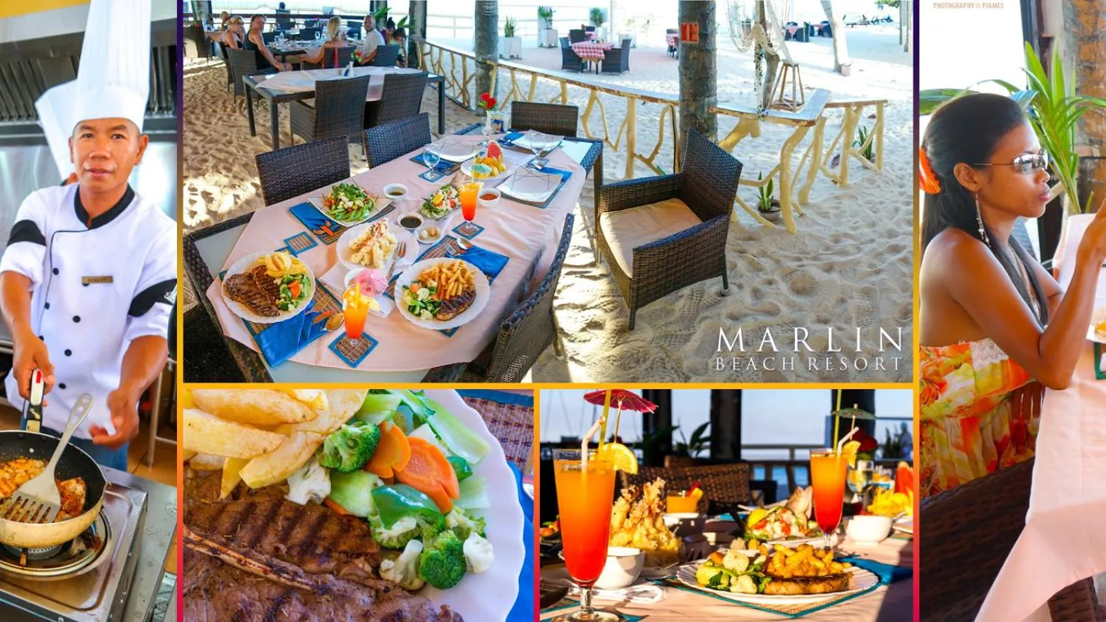 Restaurant/places to eat in Marlins Beach Resort
