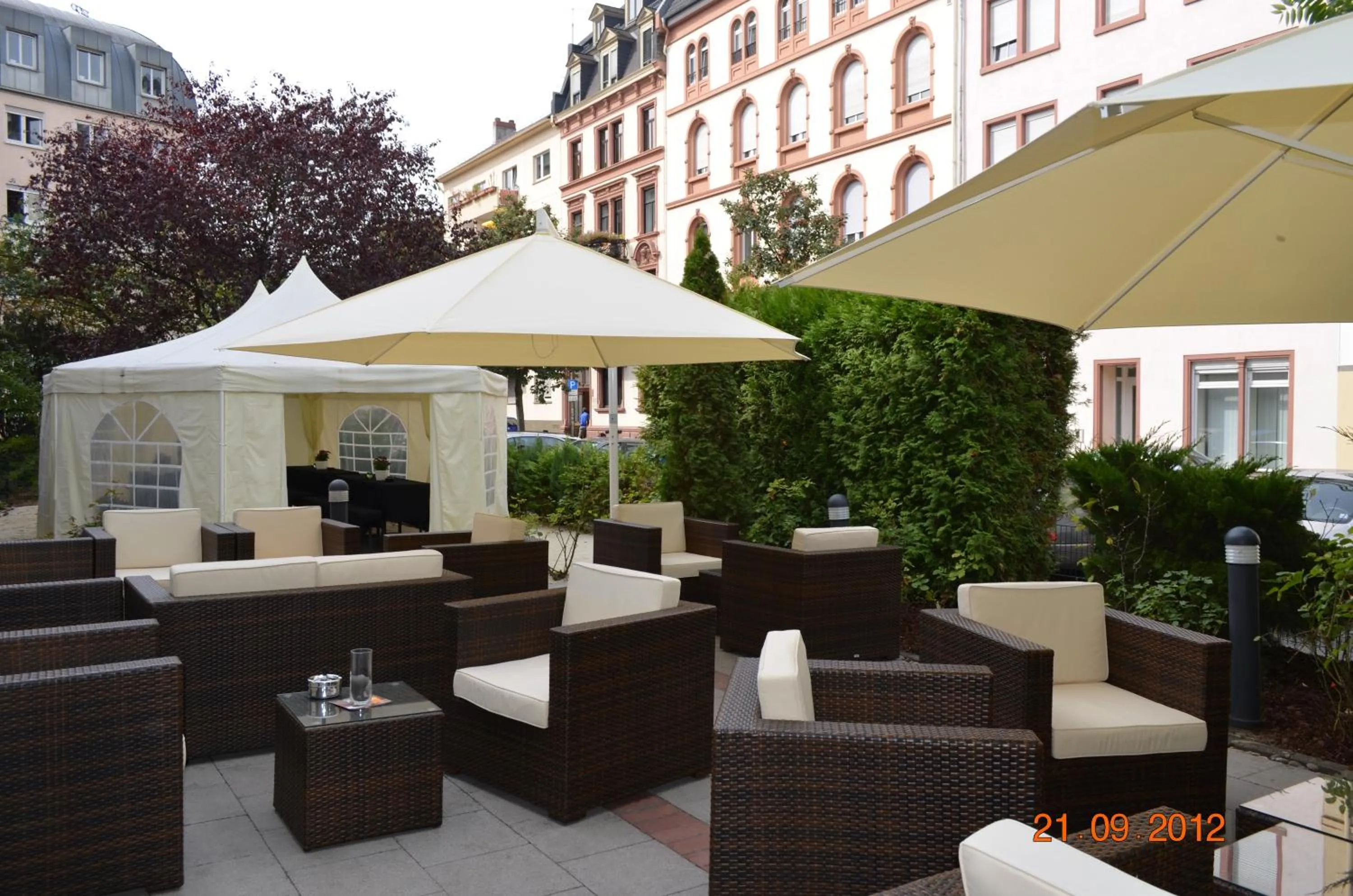 Balcony/Terrace in ibis Mainz City