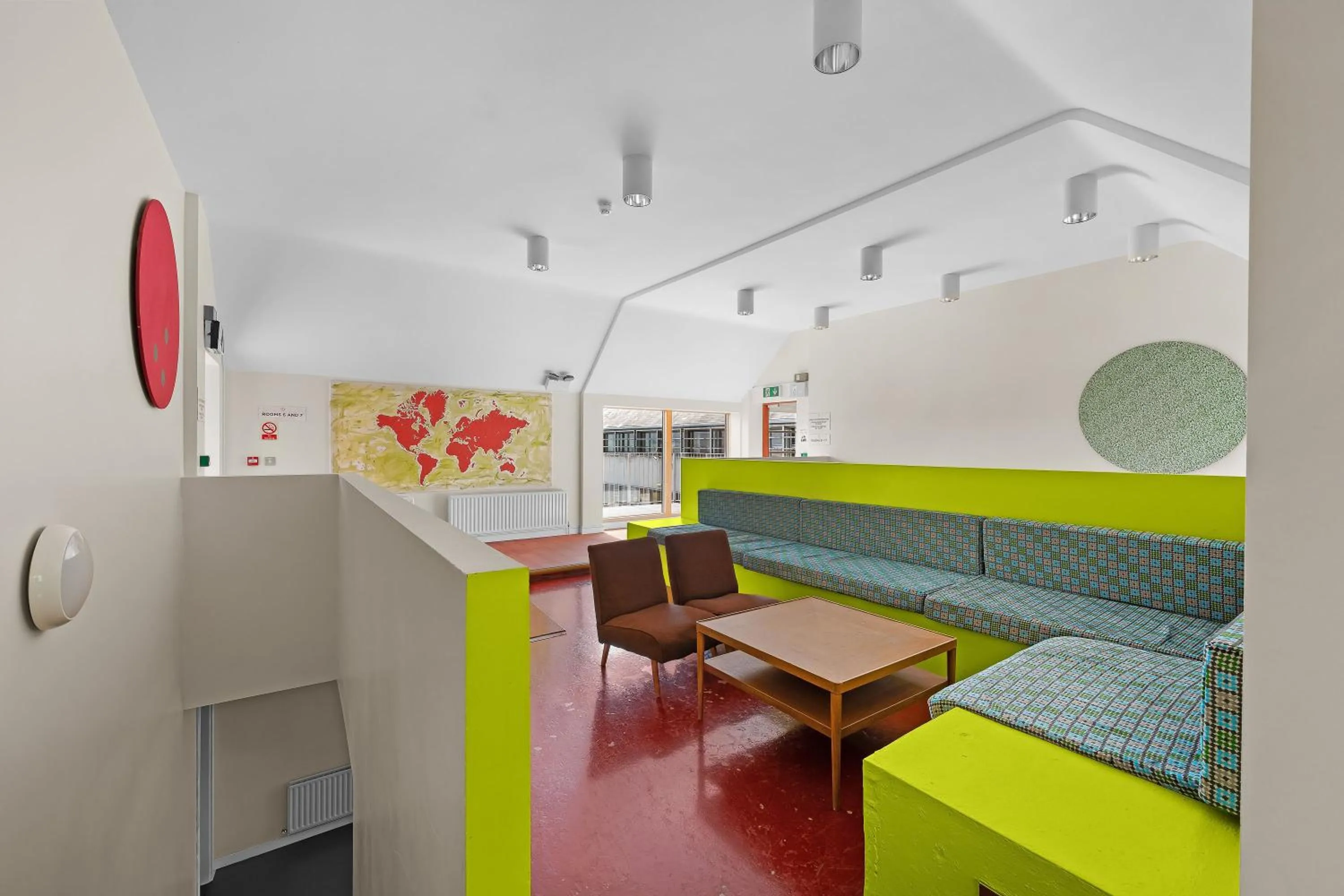 Seating area in Knockree Hostel