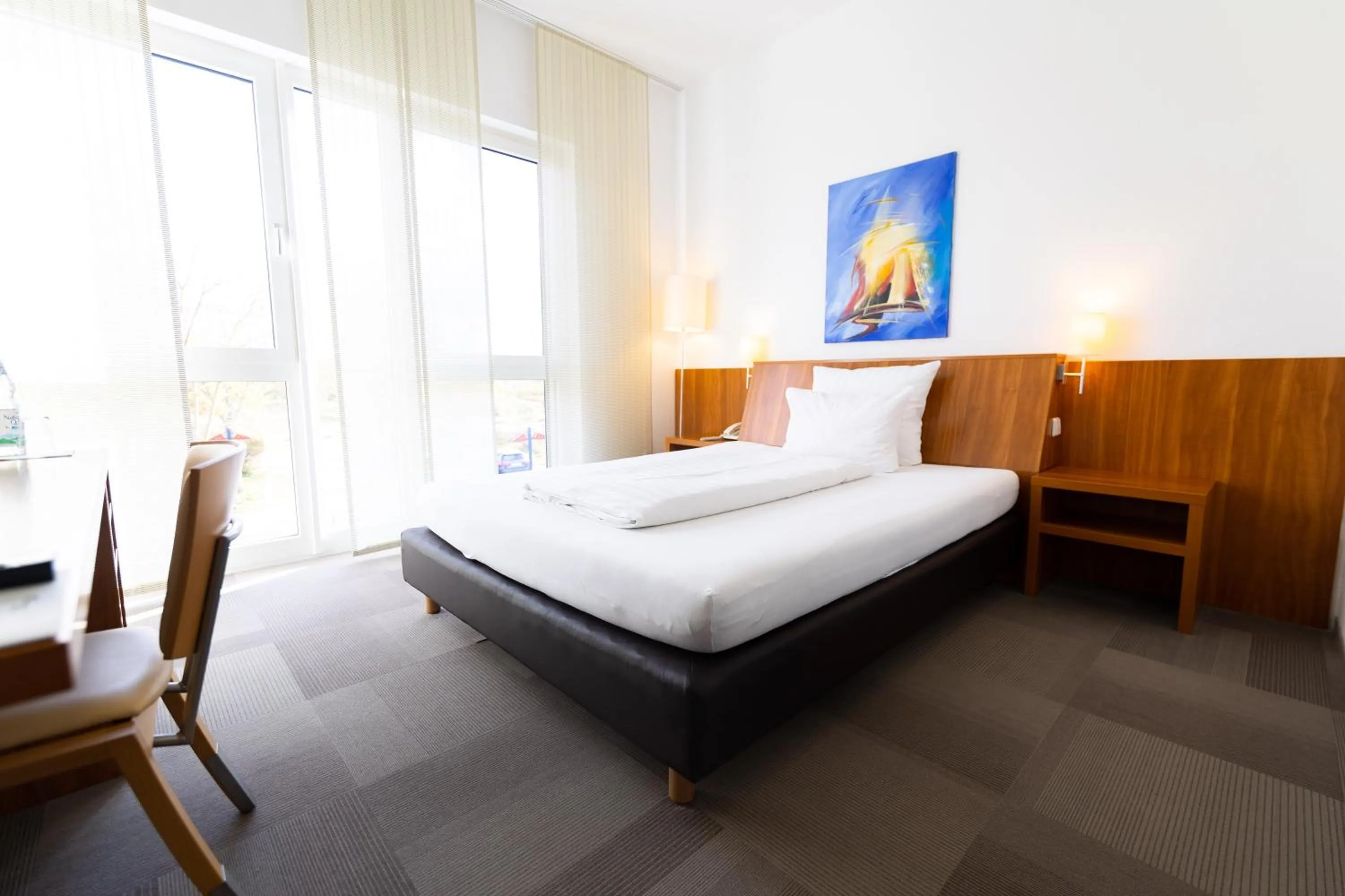 Bed in Hotel Darstein