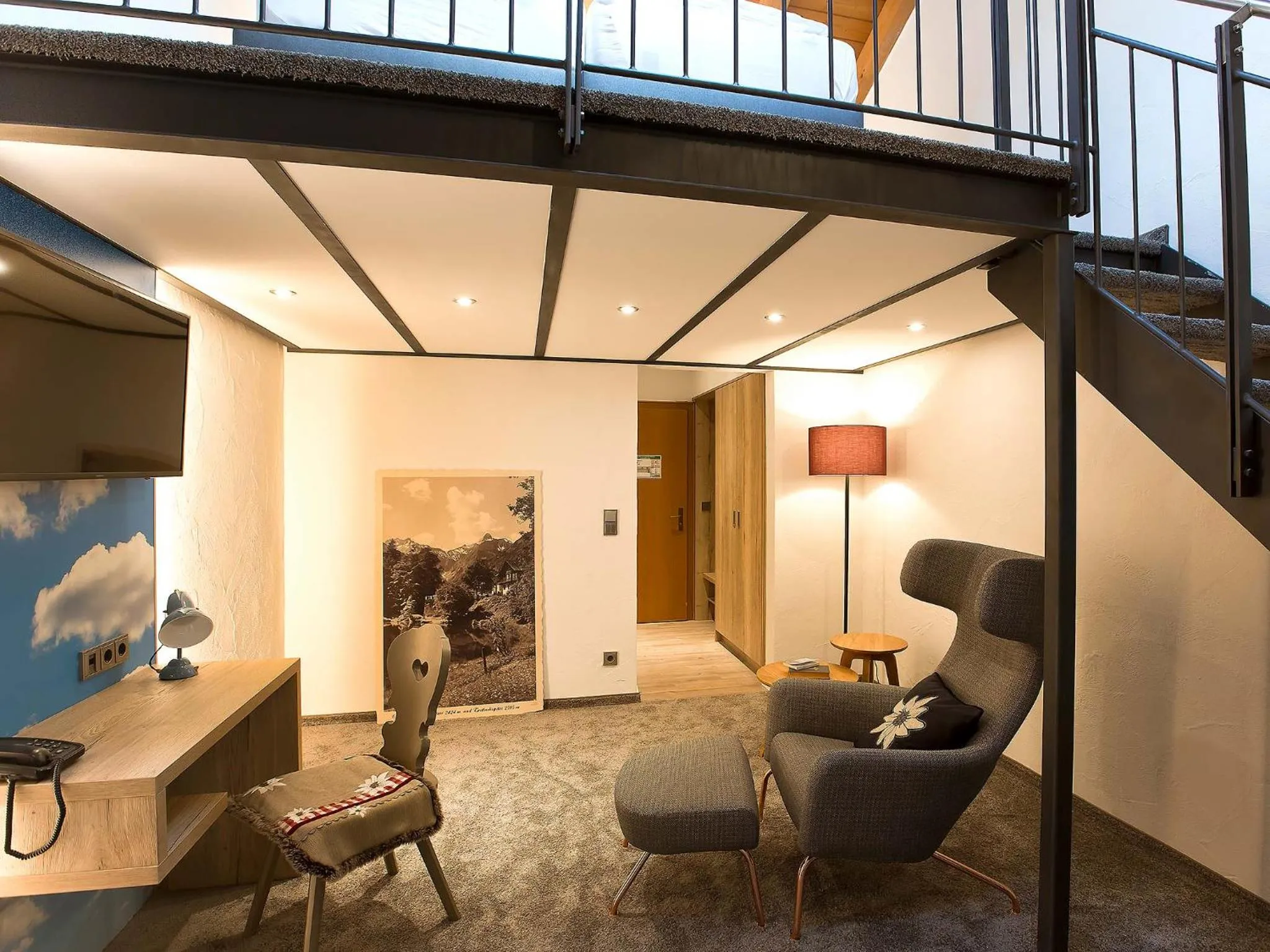 Living room in Elements Hotel Christlessee