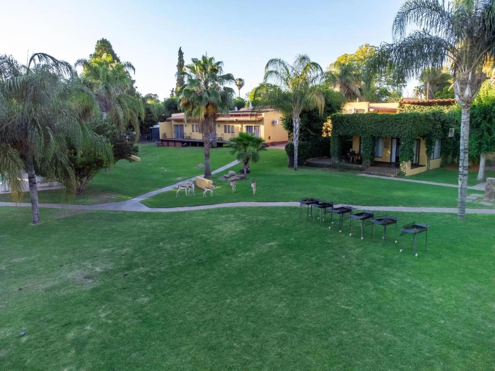 Garden in Sunriver Kalahari Lodge Riverside stay in Upington