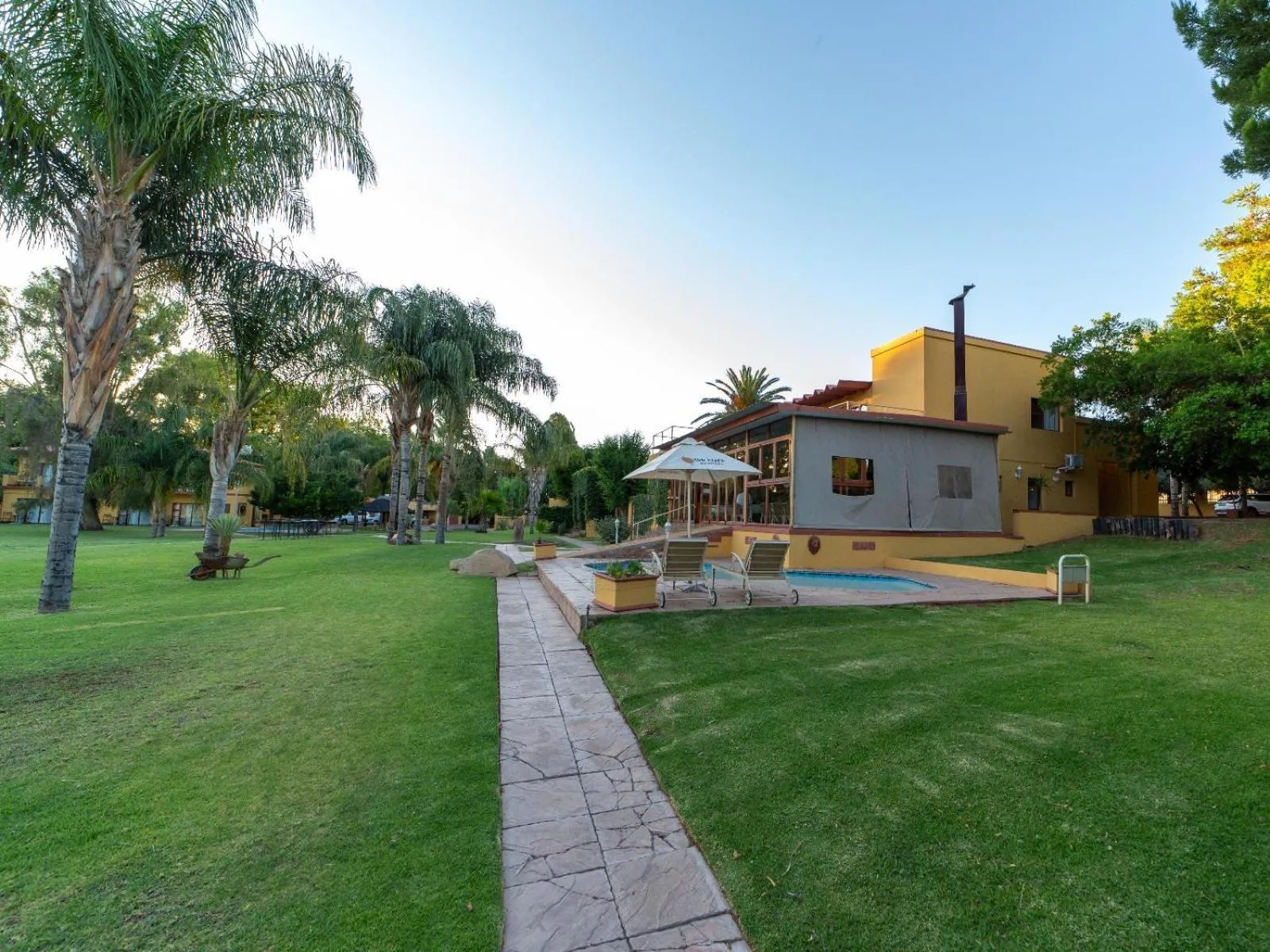 Property building in Sunriver Kalahari Lodge Riverside stay in Upington