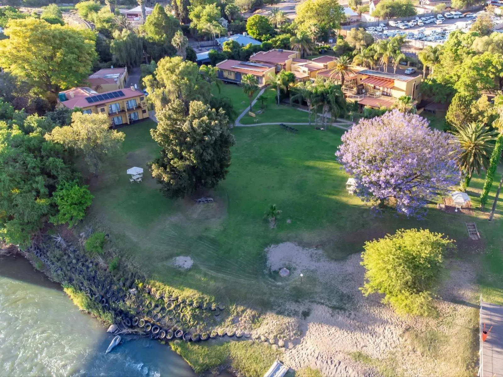 Property building in Sunriver Kalahari Lodge Riverside stay in Upington