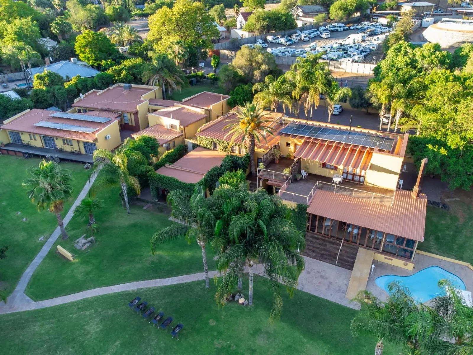 Property building in Sunriver Kalahari Lodge Riverside stay in Upington