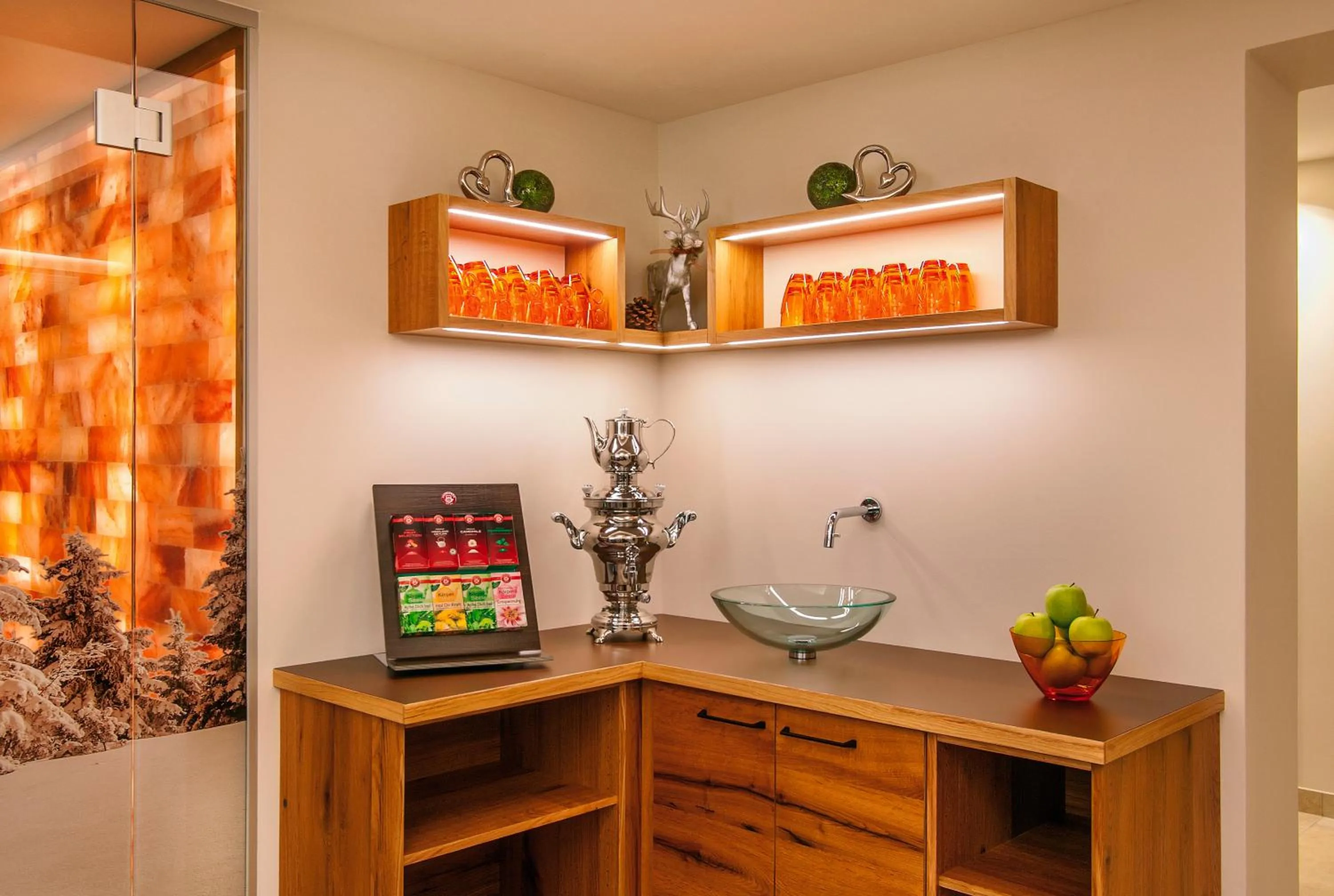 Spa and wellness centre/facilities in Hotel Garni Chasa Sulai